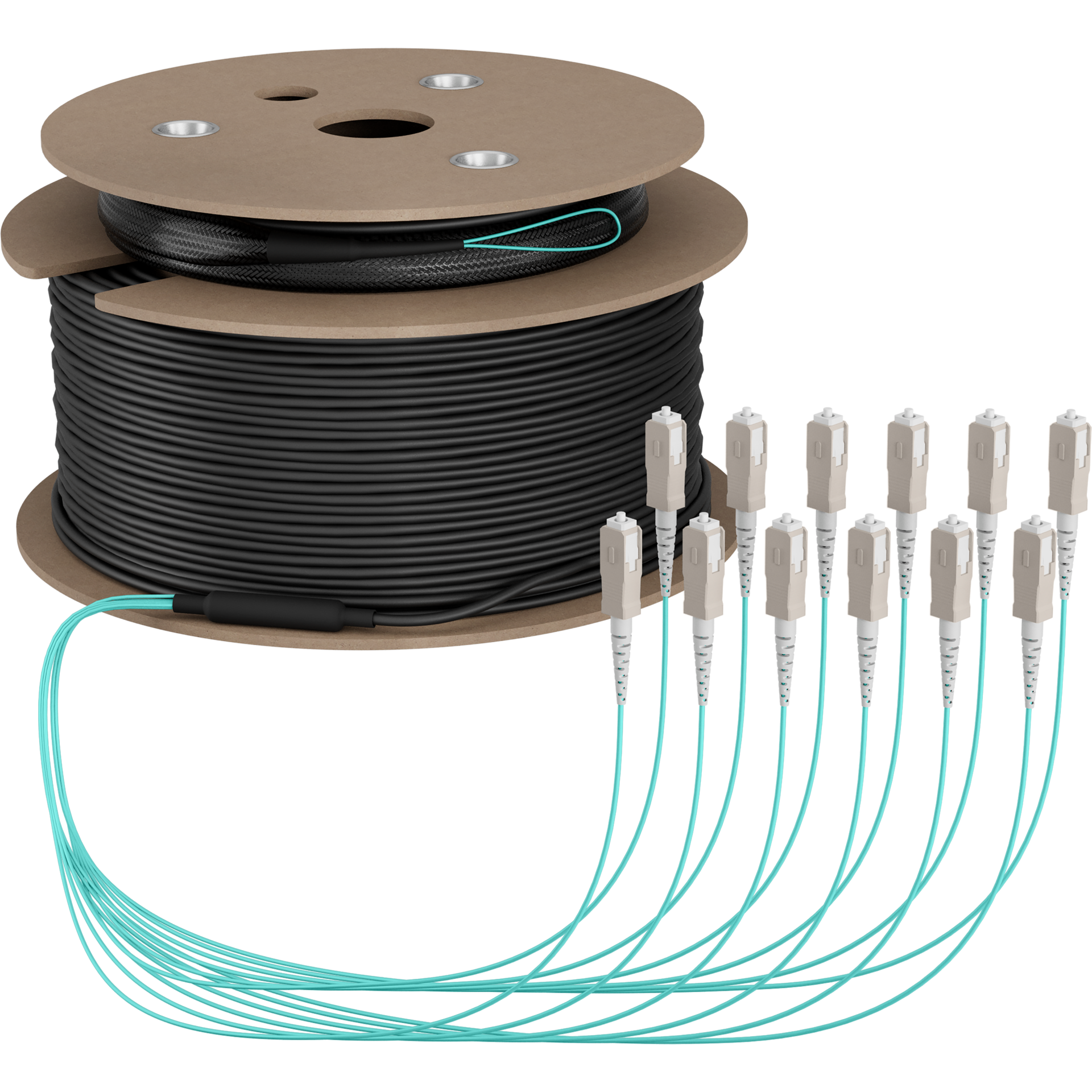 Trunk cable U-DQ(ZN)BH OM3 12G (1x12) SC-SC,120m Dca LSZH