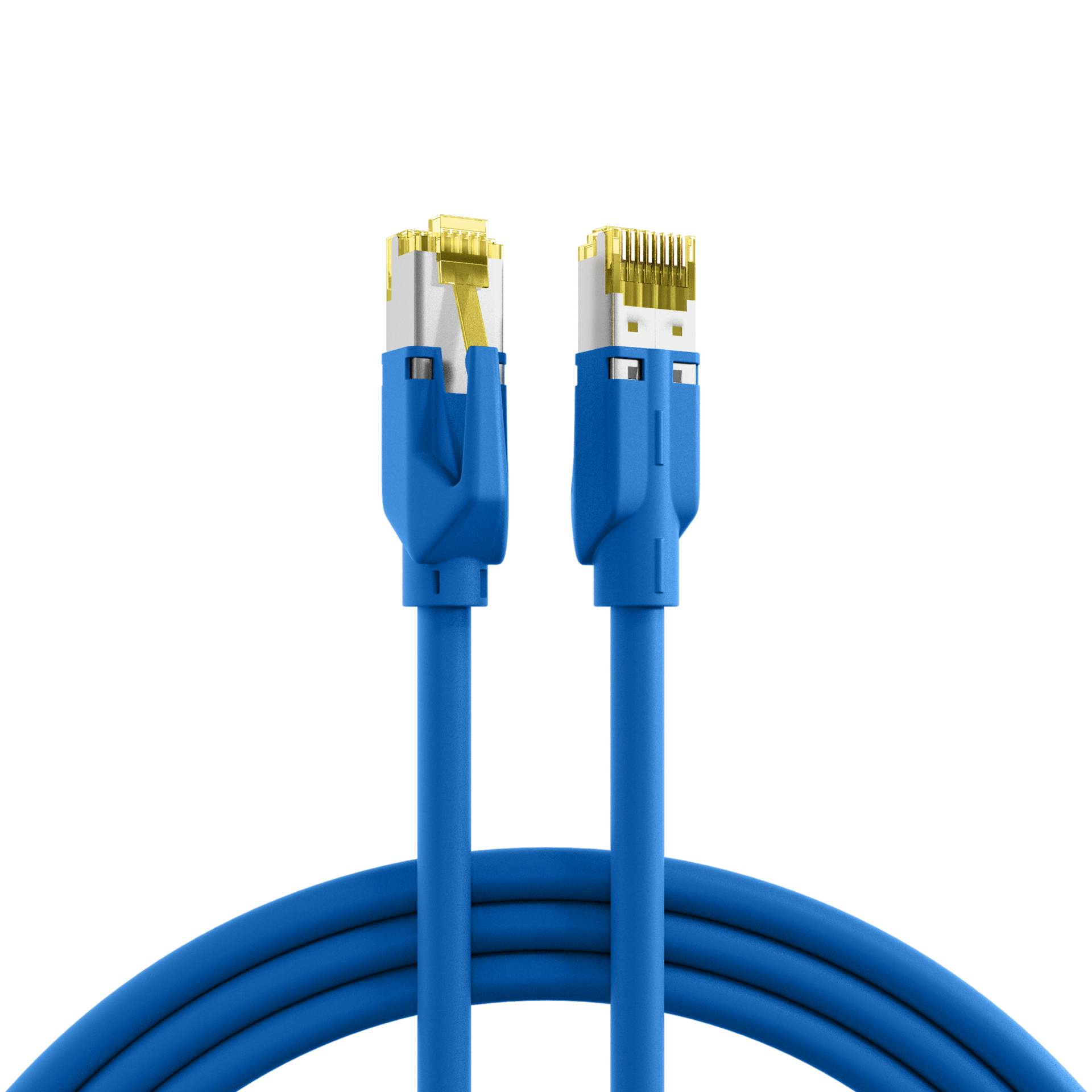 RJ45 Patch Cord Cat.6A S/FTP LSZH Draka UC900 TM31 blue 20m