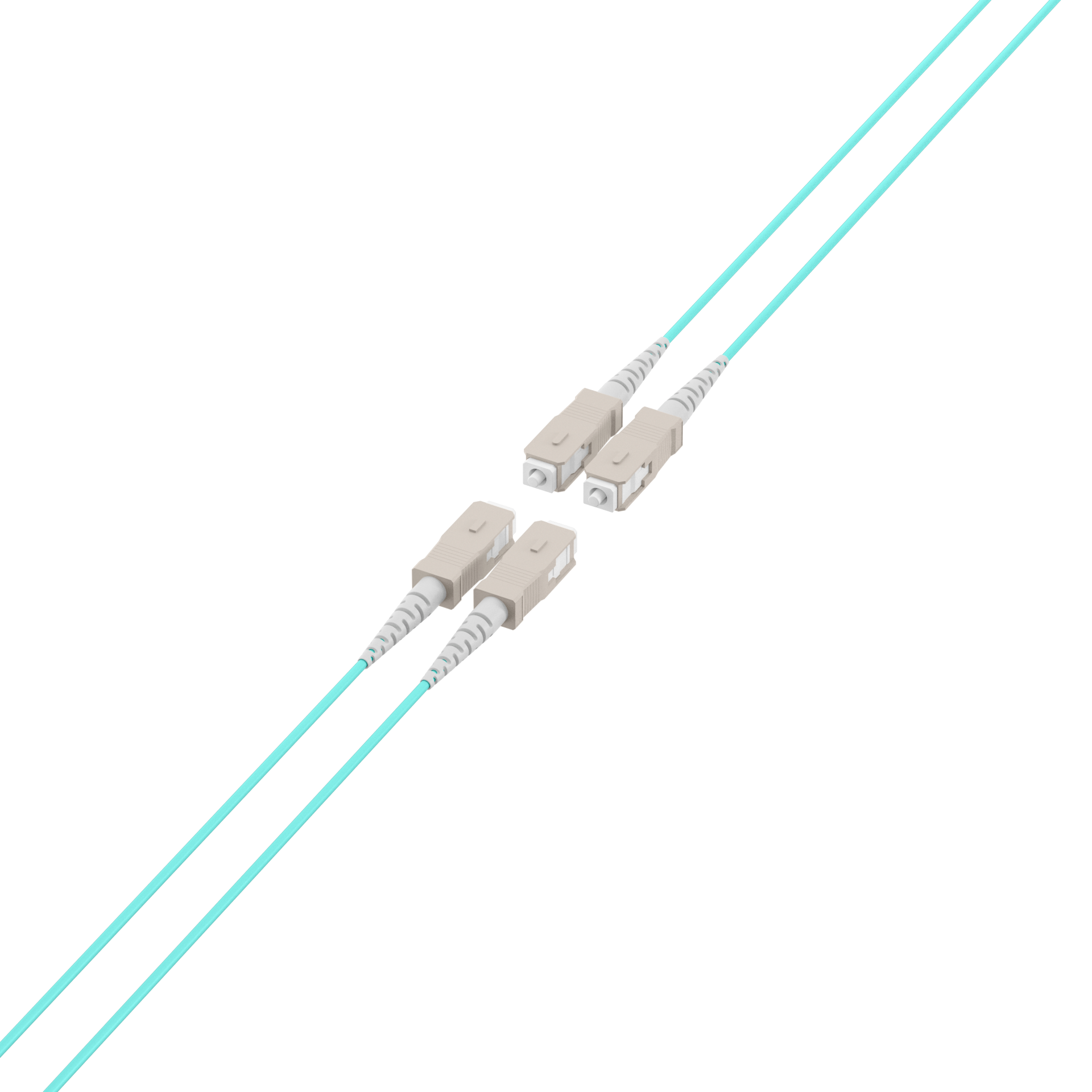 Trunkkabel U-DQ(ZN)BH OM3 4G (1x4) SC-SC,150m Dca LSZH