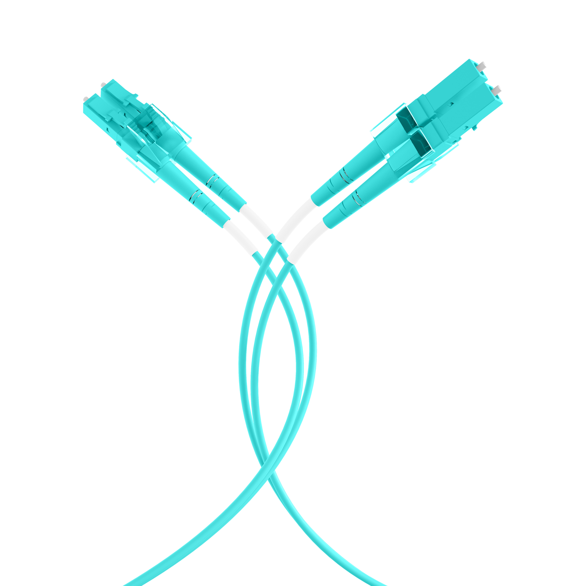 Duplex Patchcable LC-LC OM3 5m LSZH 1,2mm aqua