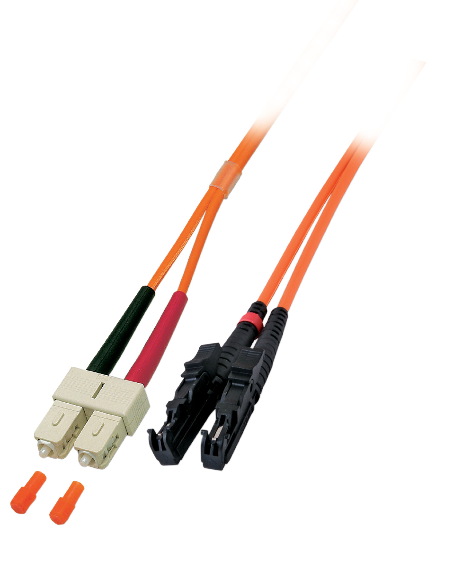 Duplex Patchcable E2000®-SC OM2 15m LSZH 3mm orange