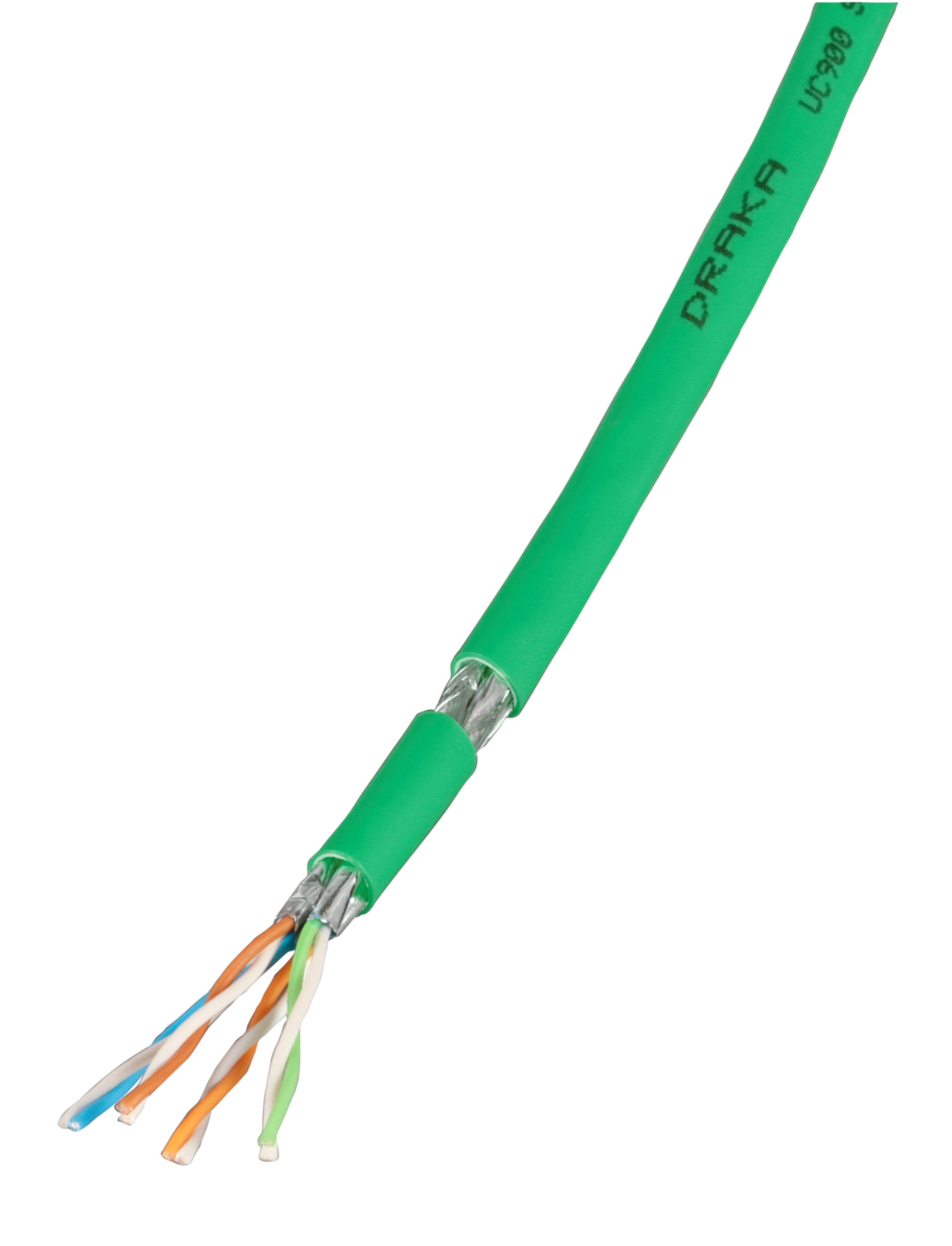 Patch cable Cat.7 PiMF UC900MHz FLEX, SS26 4P FRNC-B, green