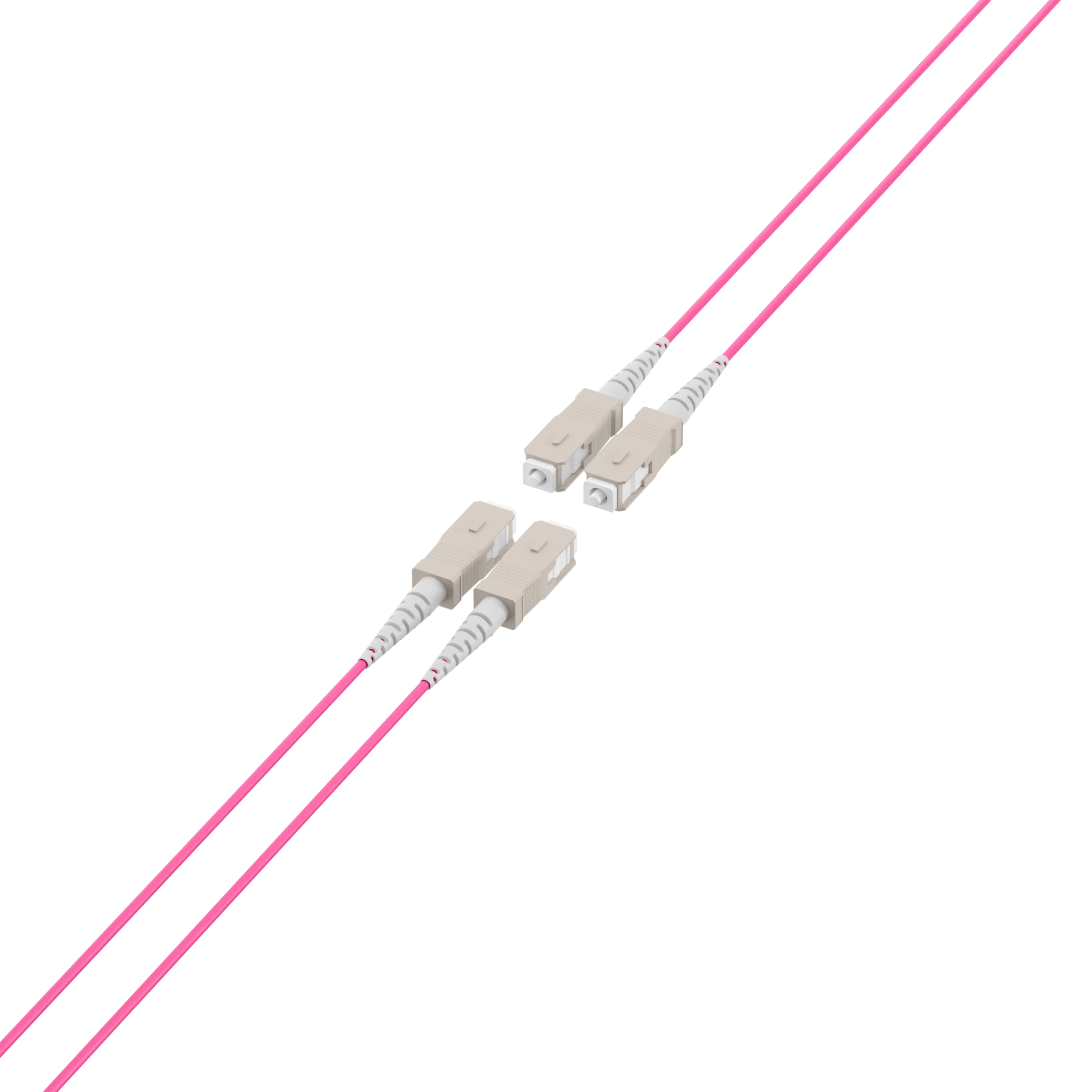 Trunk cable U-DQ(ZN)BH OM4 4G (1x4) SC-SC,60m Dca LSZH