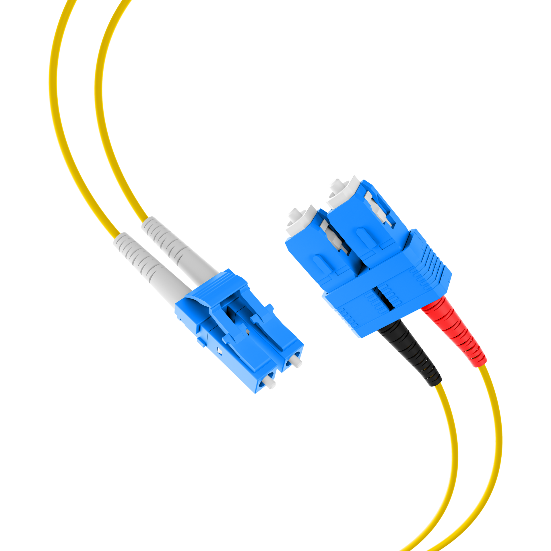 Duplex Patchcable LC-SC OS2 G652D 25m LSZH 2mm yellow