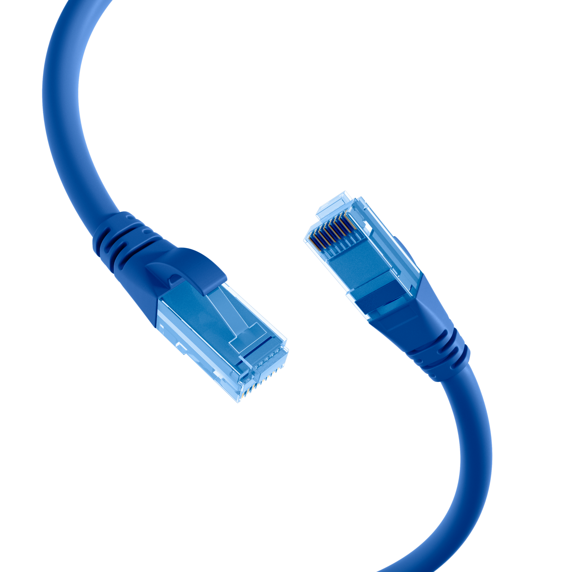 RJ45 Patchkabel Cat.6A U/UTP LSZH  Premium 500MHz blau 3m