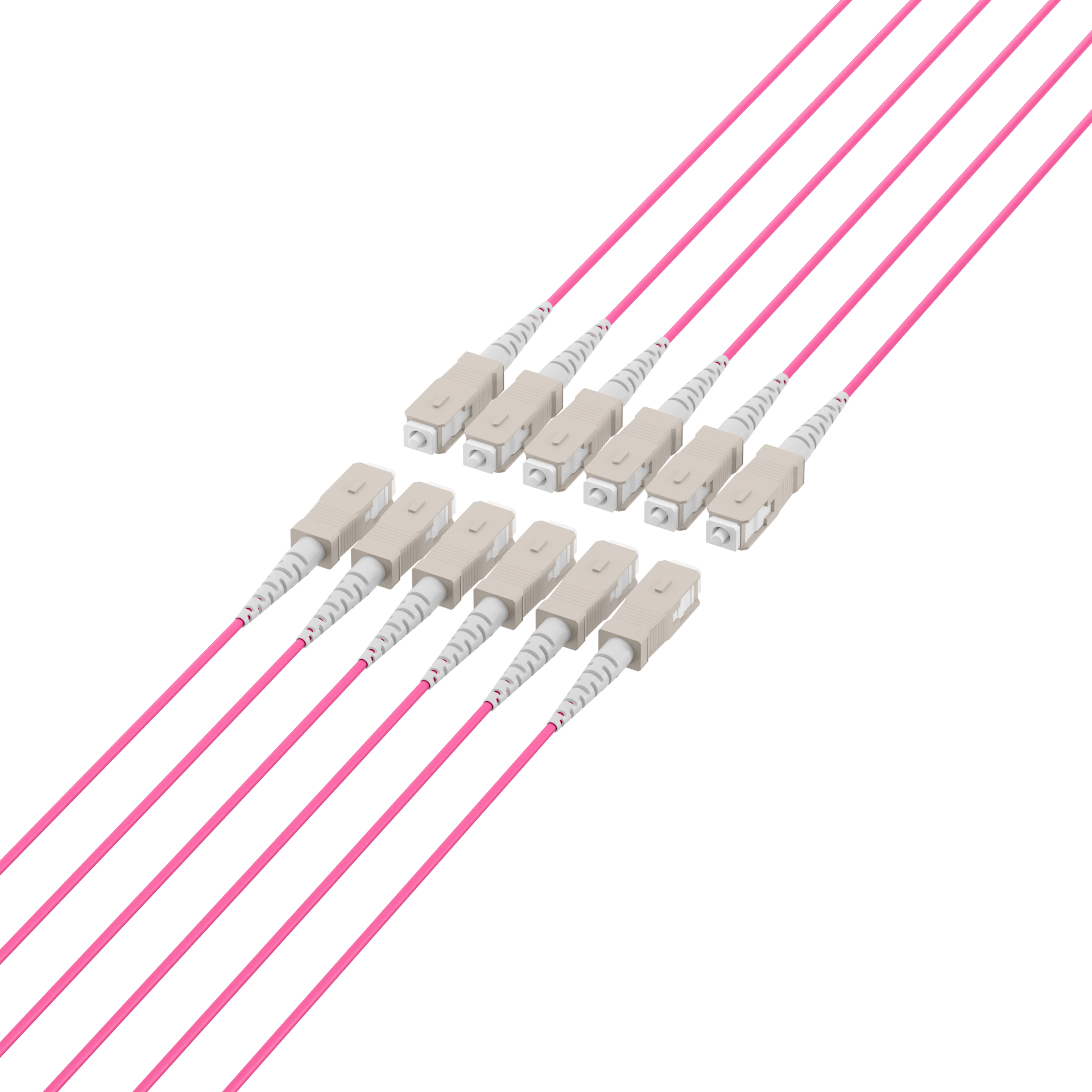 Trunkkabel U-DQ(ZN)BH OM4 12G (1x12) SC-SC,30m Dca LSZH