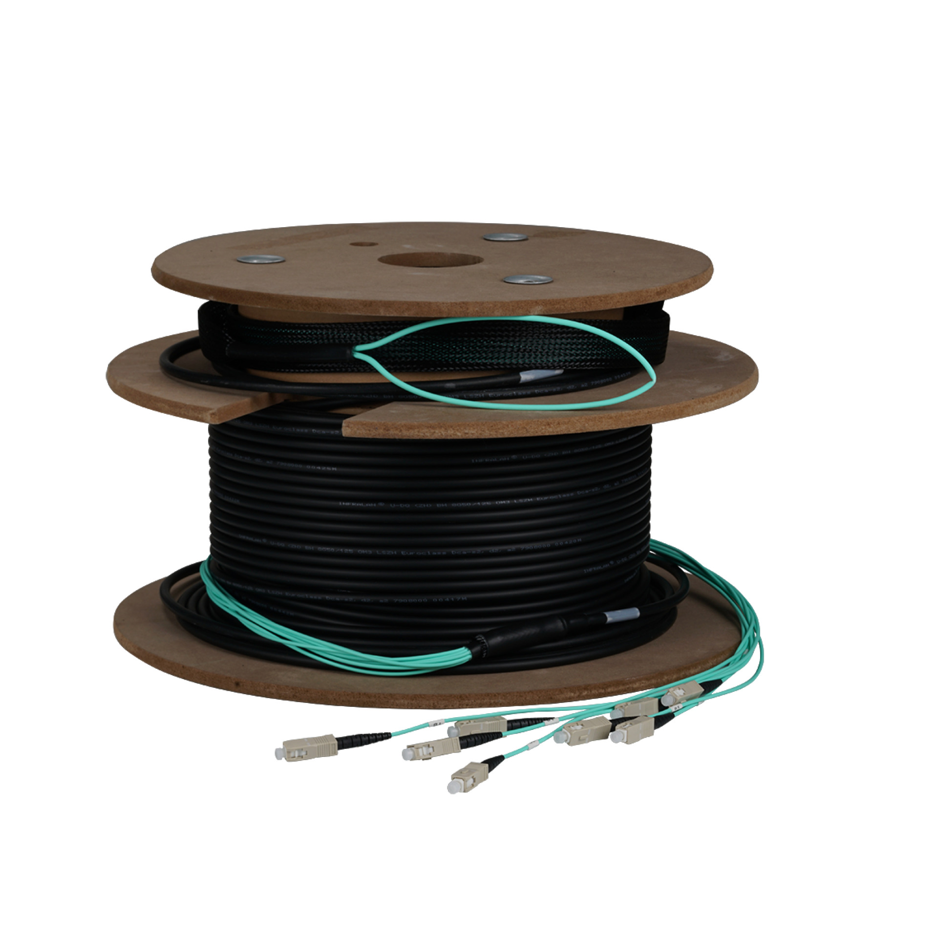 Trunk cable U-DQ(ZN)BH 12G 50/125, SC/SC OM3 200m