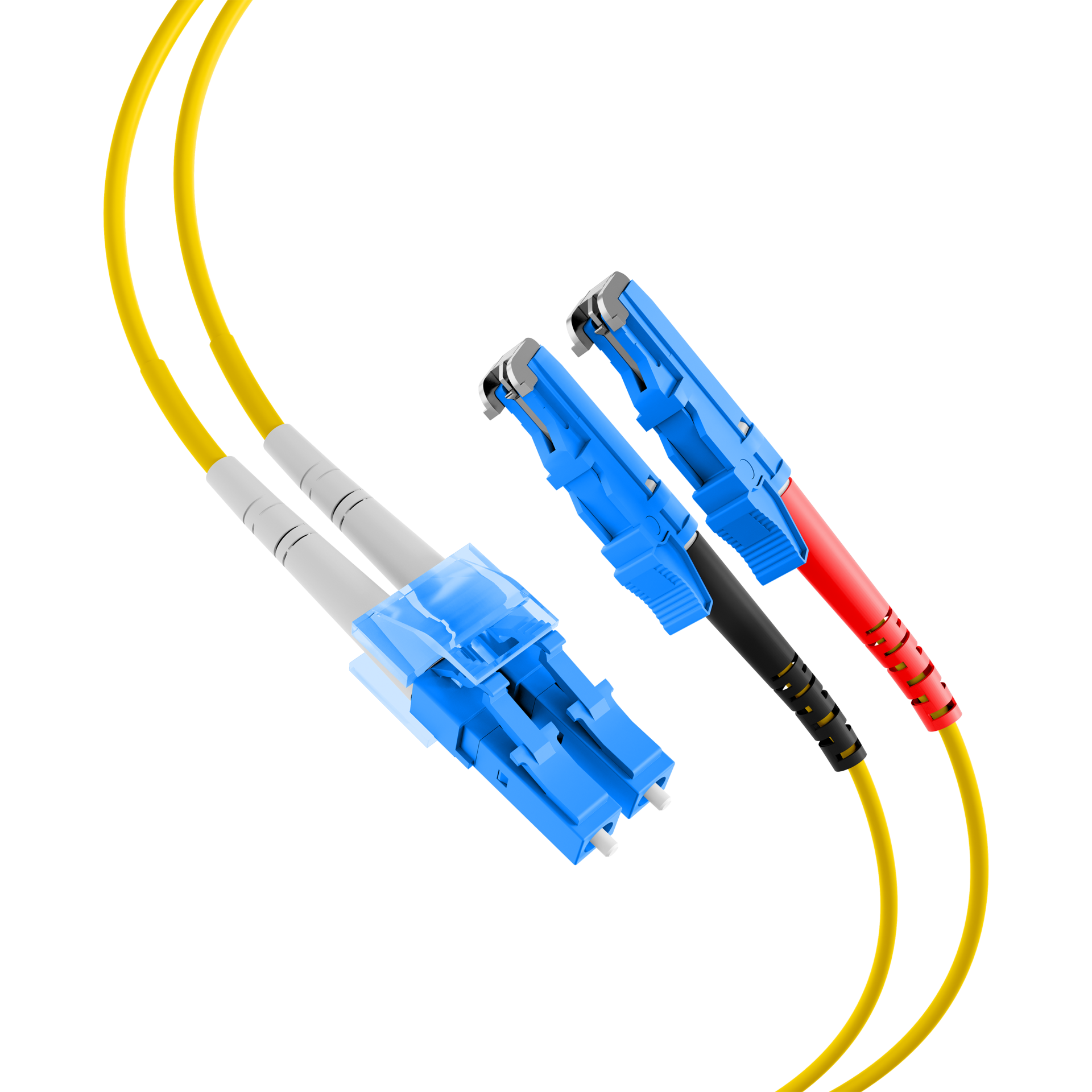 Duplex Patchcable E2000®-LC OS2 25m LSZH 2mm yellow