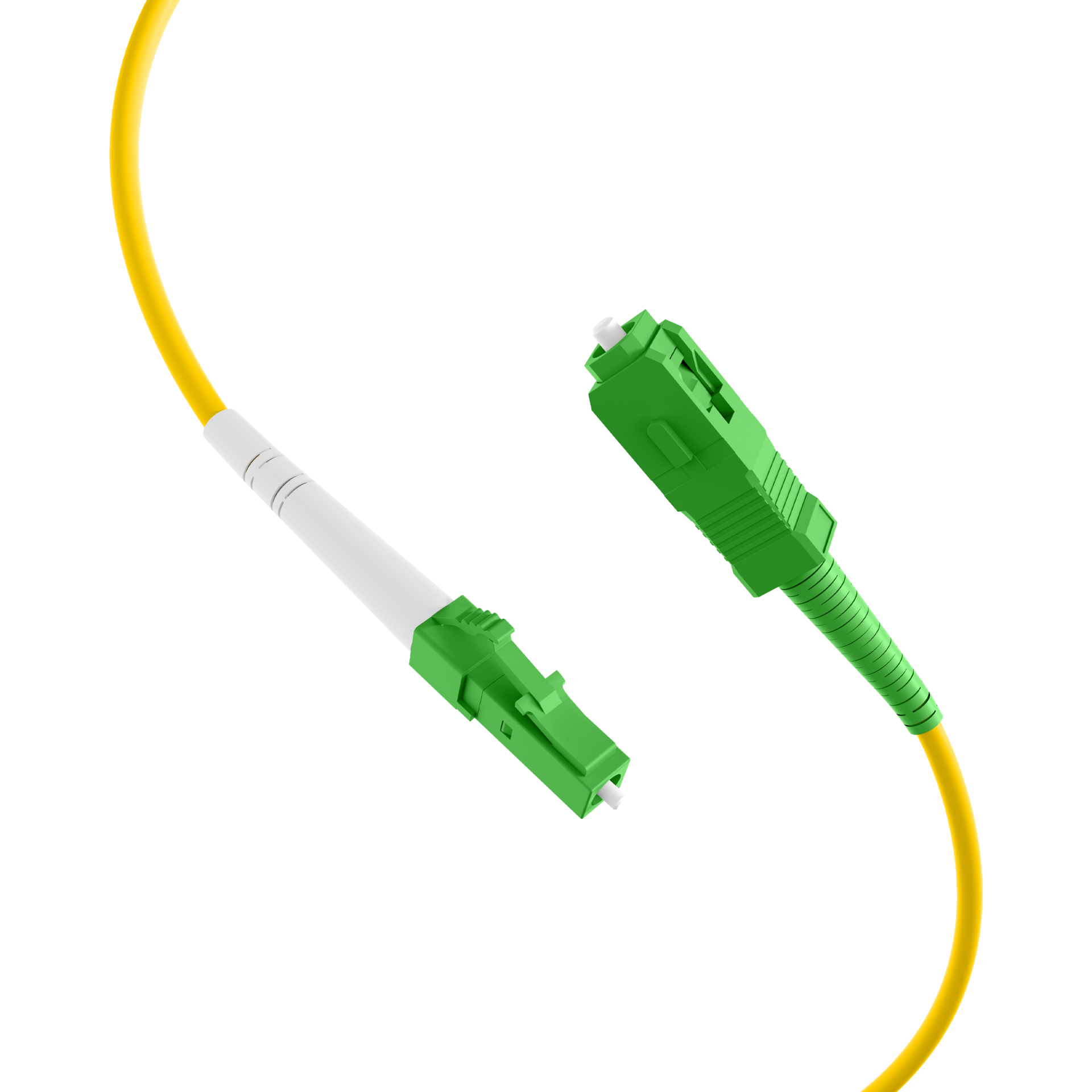 Simplex Patchkabel LC/APC-SC OS2 G657A2 3m LSZH 3mm gelb