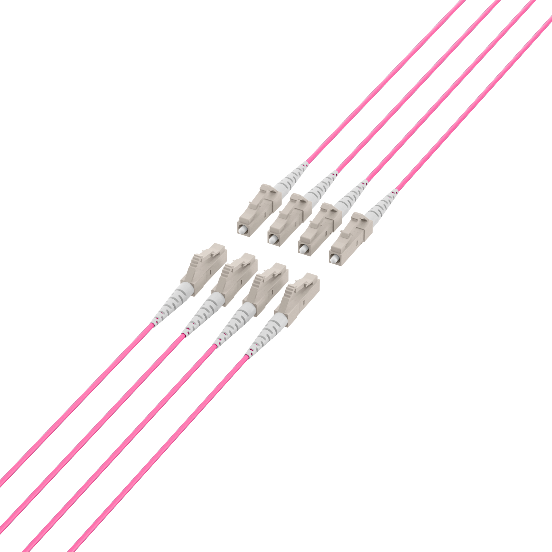 Trunkkabel U-DQ(ZN)BH OM4 8G (1x8) LC-LC,60m Dca LSZH