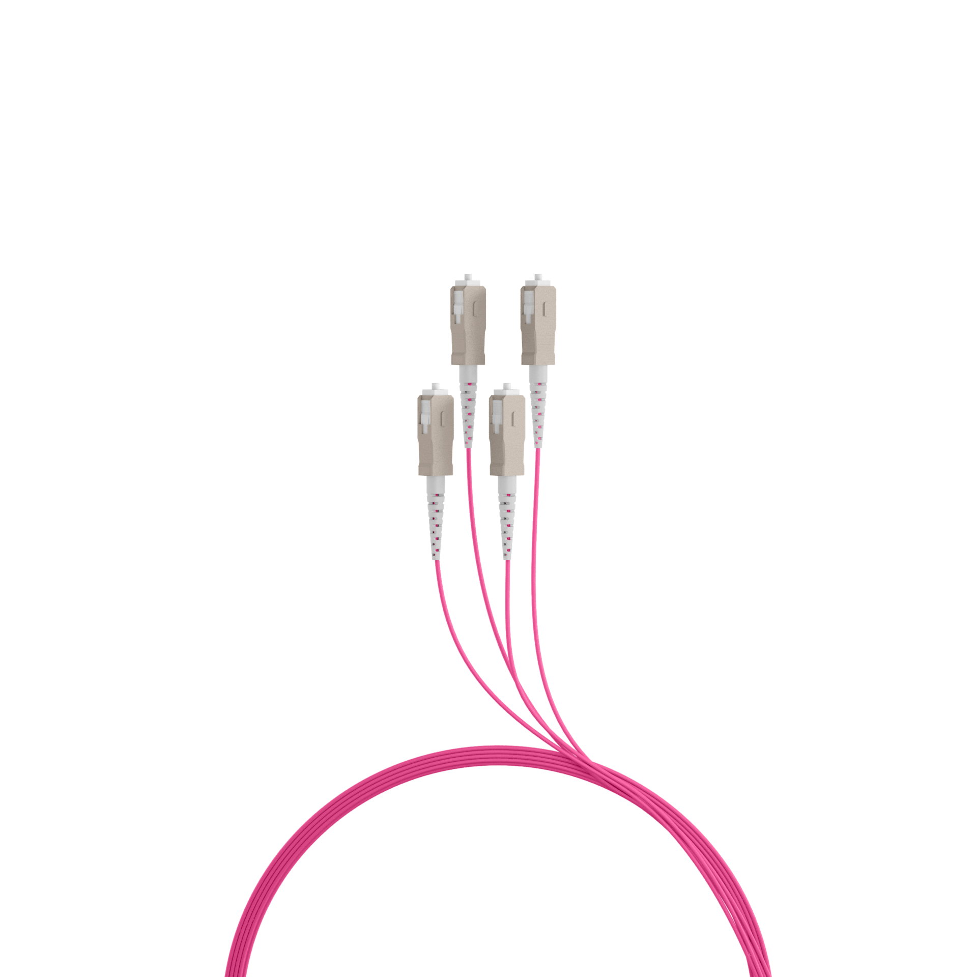 Trunkkabel U-DQ(ZN)BH OM4 4G (1x4) SC-SC,130m Dca LSZH