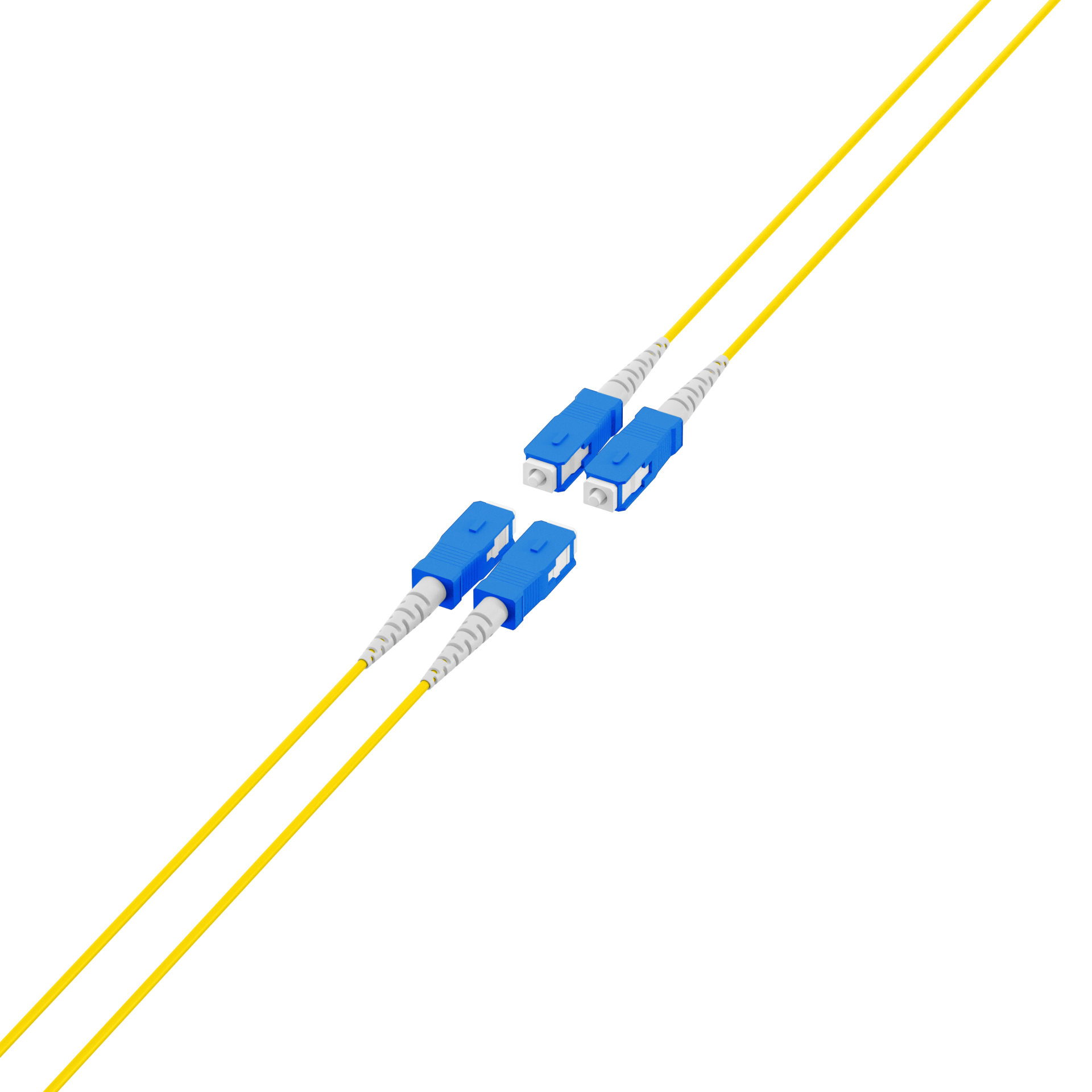 Trunkkabel U-DQ(ZN)BH OS2 4E (1x4) SC-SC,40m Dca LSZH