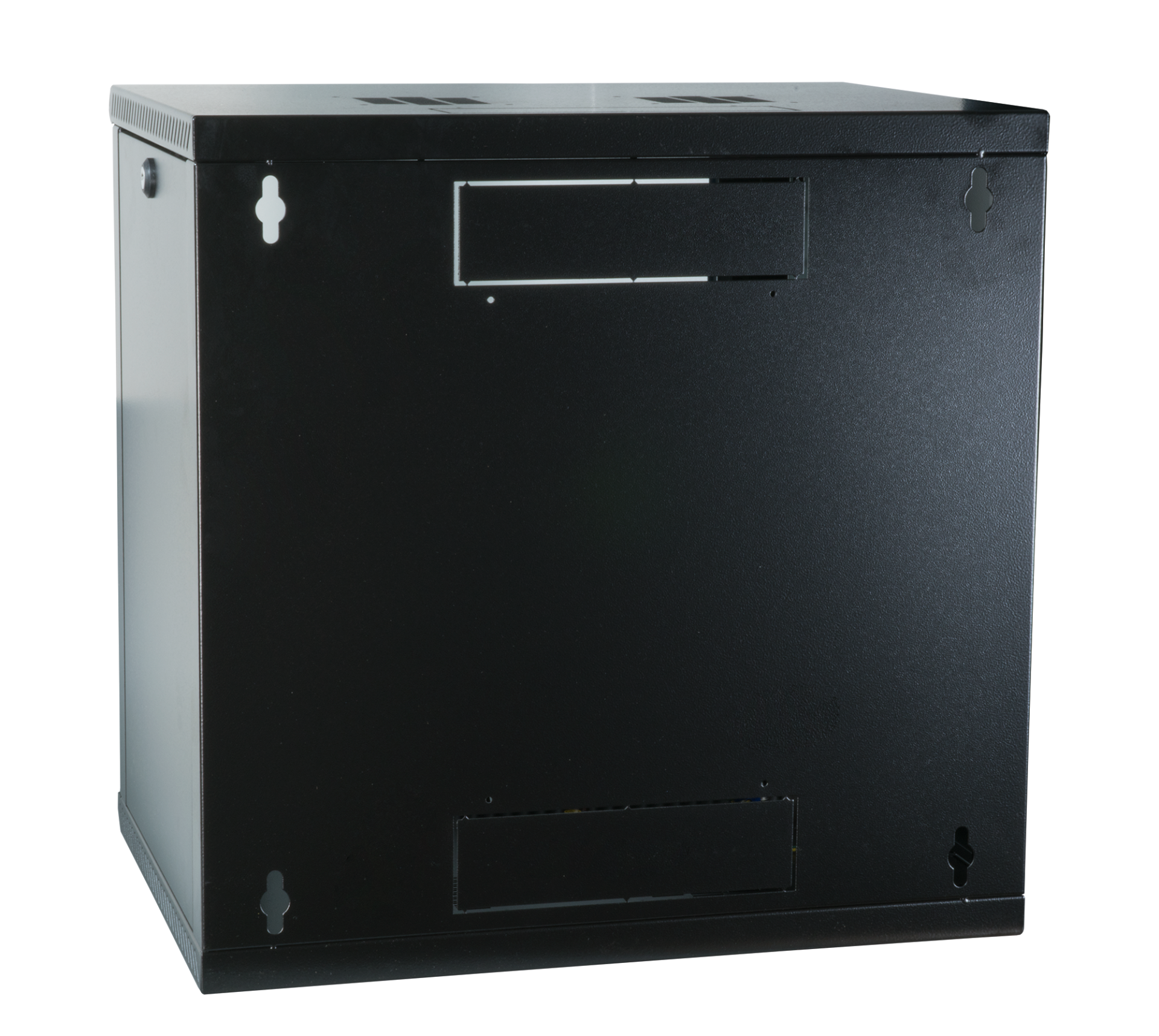 19" Wall Housing 12U, Fixed, 1-Part, RAL9005, Depth 600 mm