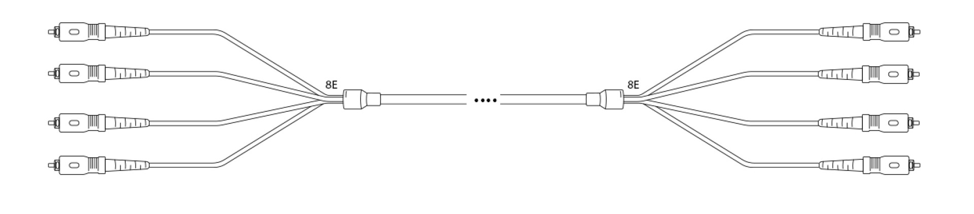 Mini-Breakout I-V(ZN) H OS2 9/125µm SC/SC 8E 1,0m