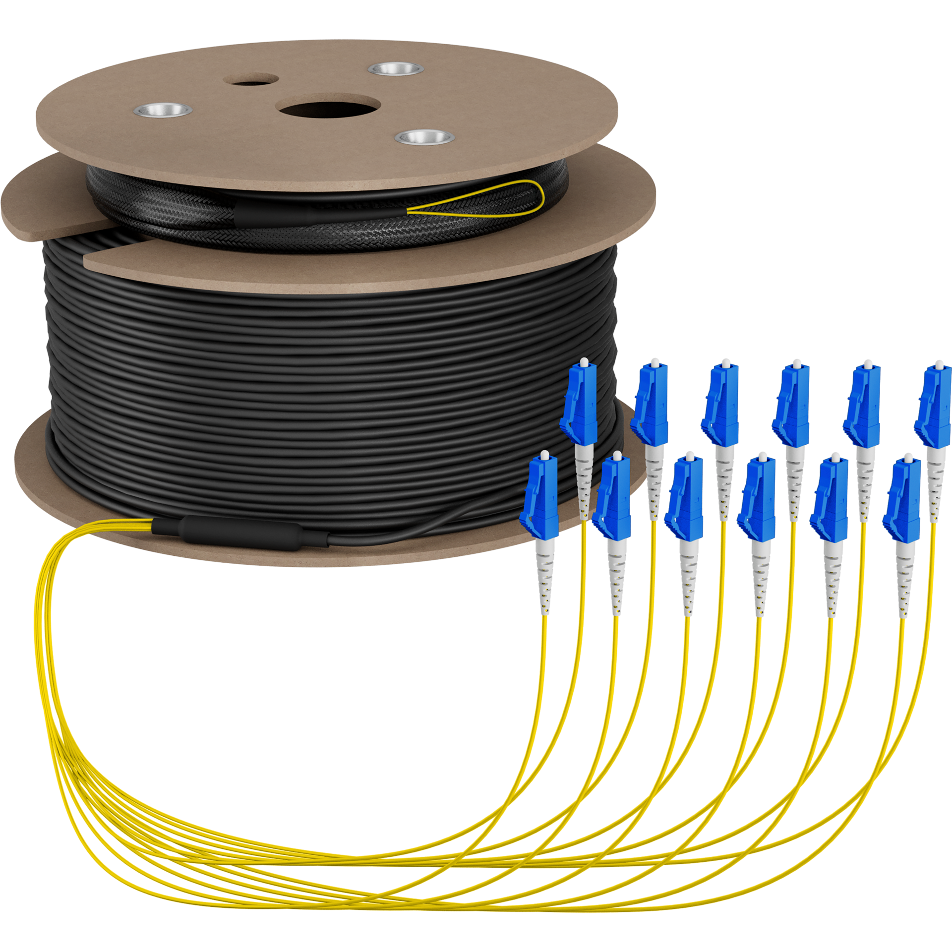 Trunkkabel U-DQ(ZN)BH OS2 12E (1x12) LC-LC,180m Dca LSZH