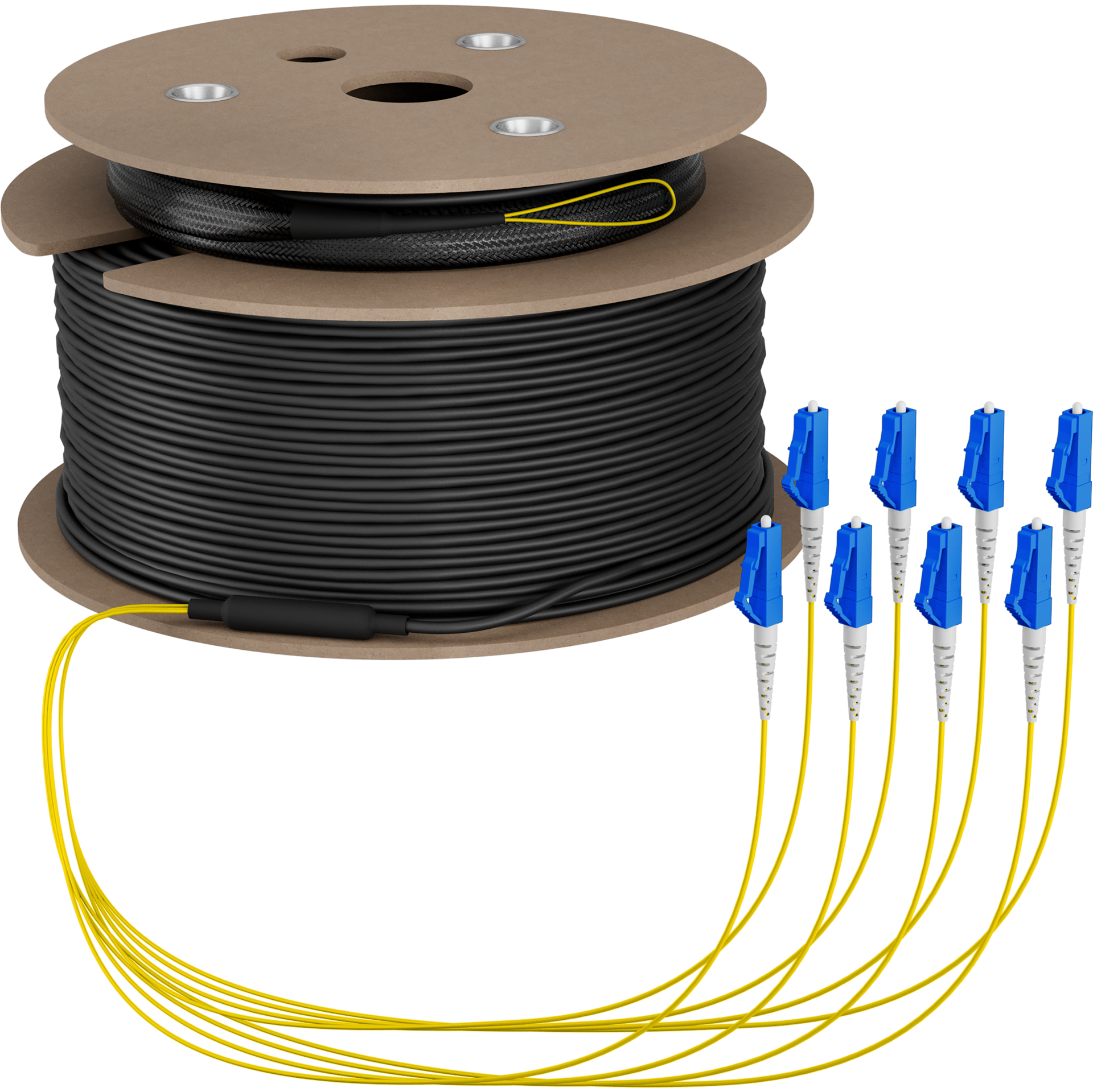 Trunkkabel U-DQ(ZN)BH OS2 8E (1x8) LC-LC,140m Dca LSZH