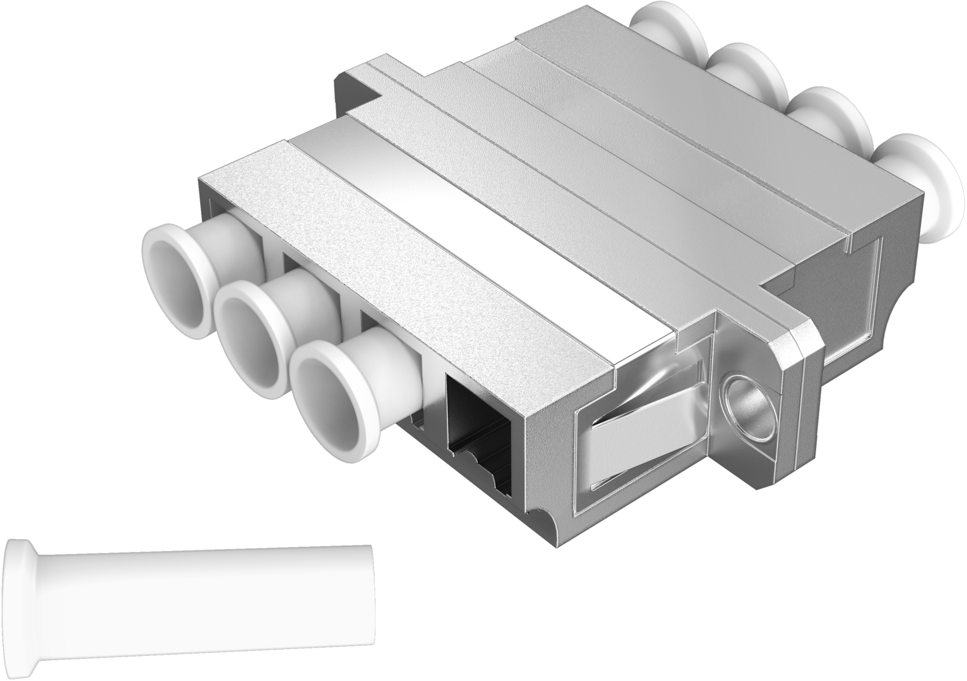 Adapter  LC Quad OS2 metal housing 