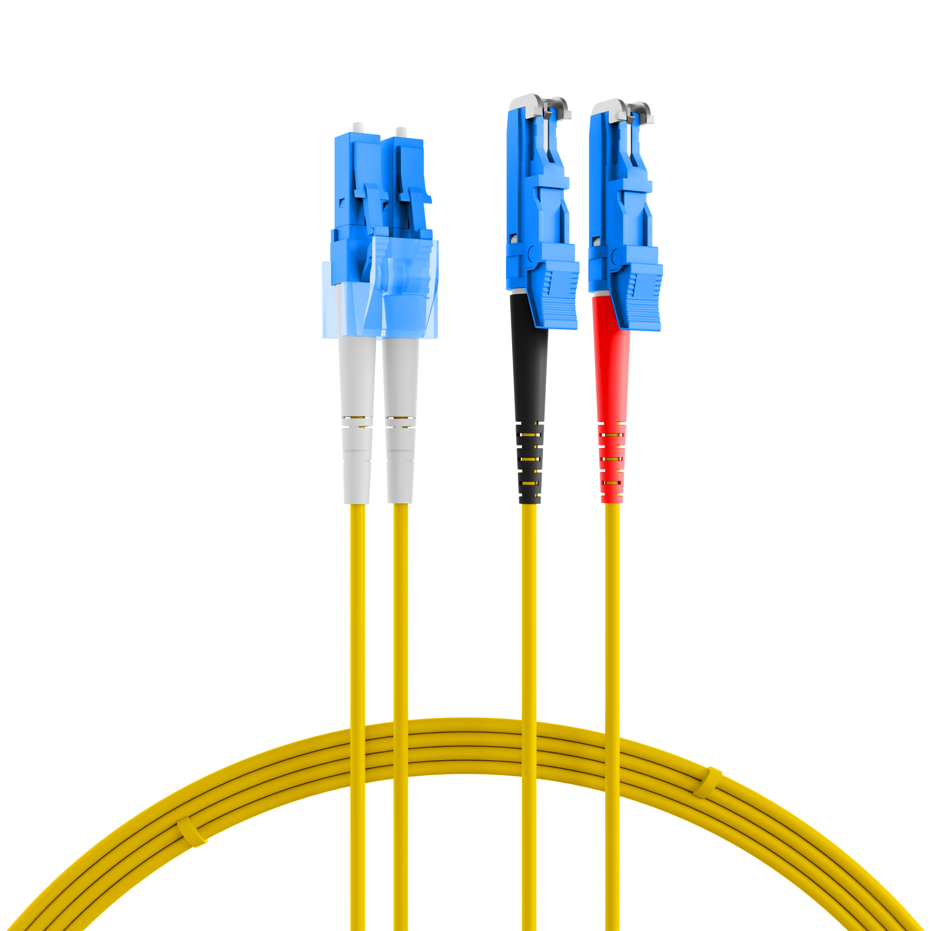 Duplex Patchcable E2000®-LC OS2 25m LSZH 2mm yellow