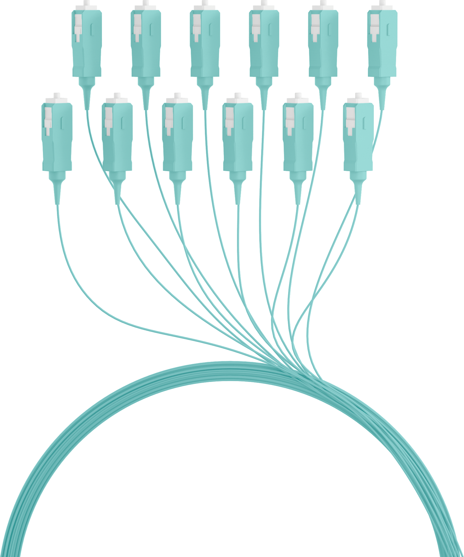 Fiber Pigtail SC OM3 -Aqua 2m - 1 piece