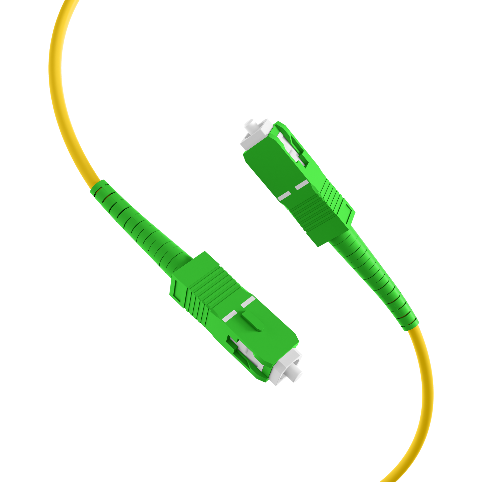 Simplex Patchkabel SC/APC-SC/APC OS2 G657A2 1m LSZH 3mm gelb