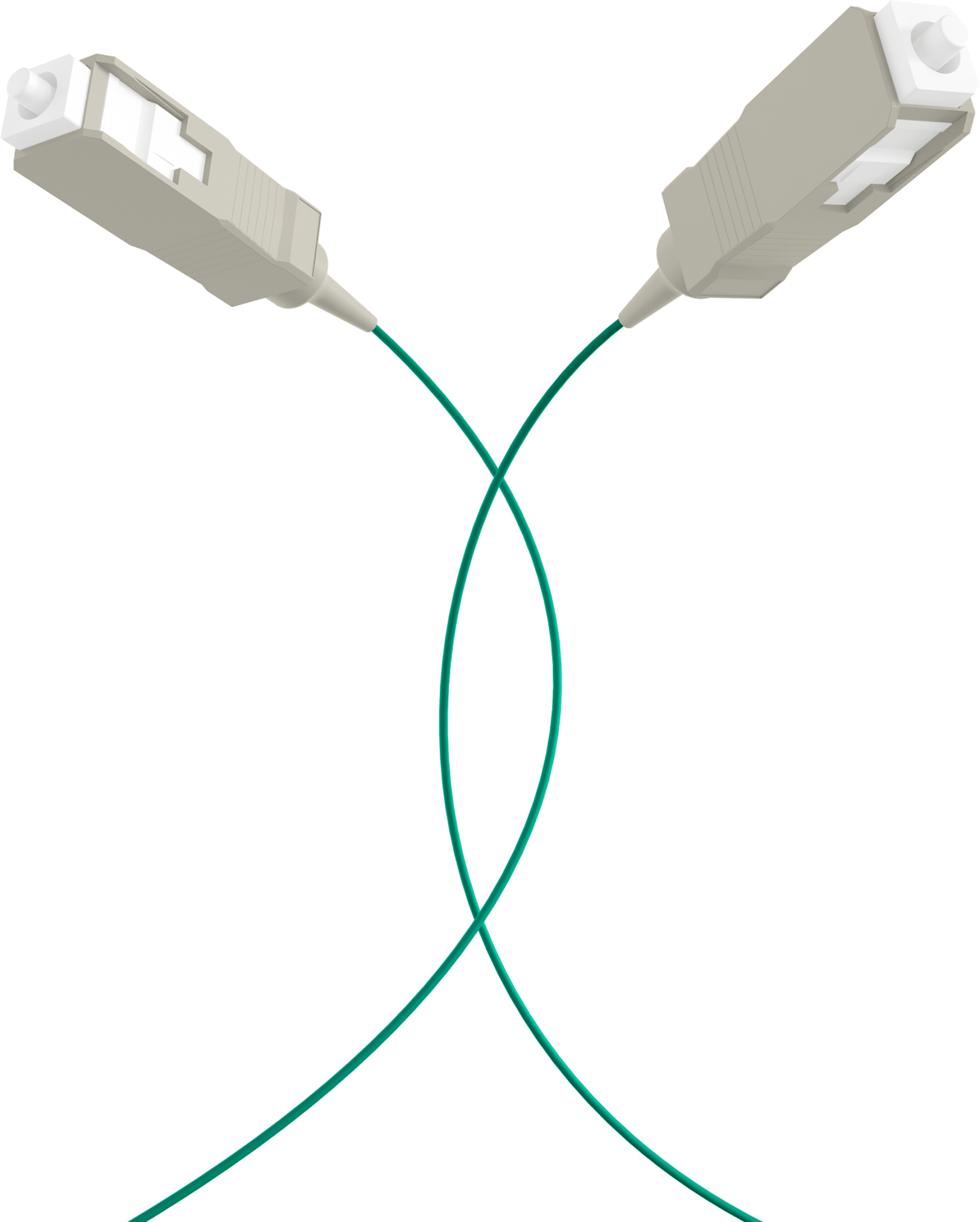 Faserpigtail SC OM2 -Grün 2m - 1 Stück