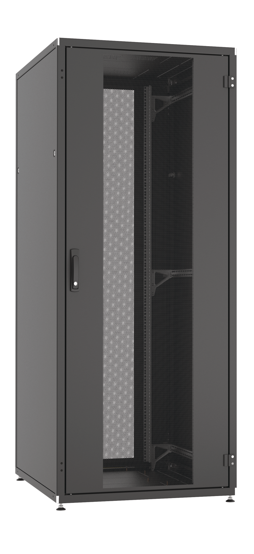 19" Server Cabinet PRO 42U, 800x800 mm, F+R 1-Part, RAL9005