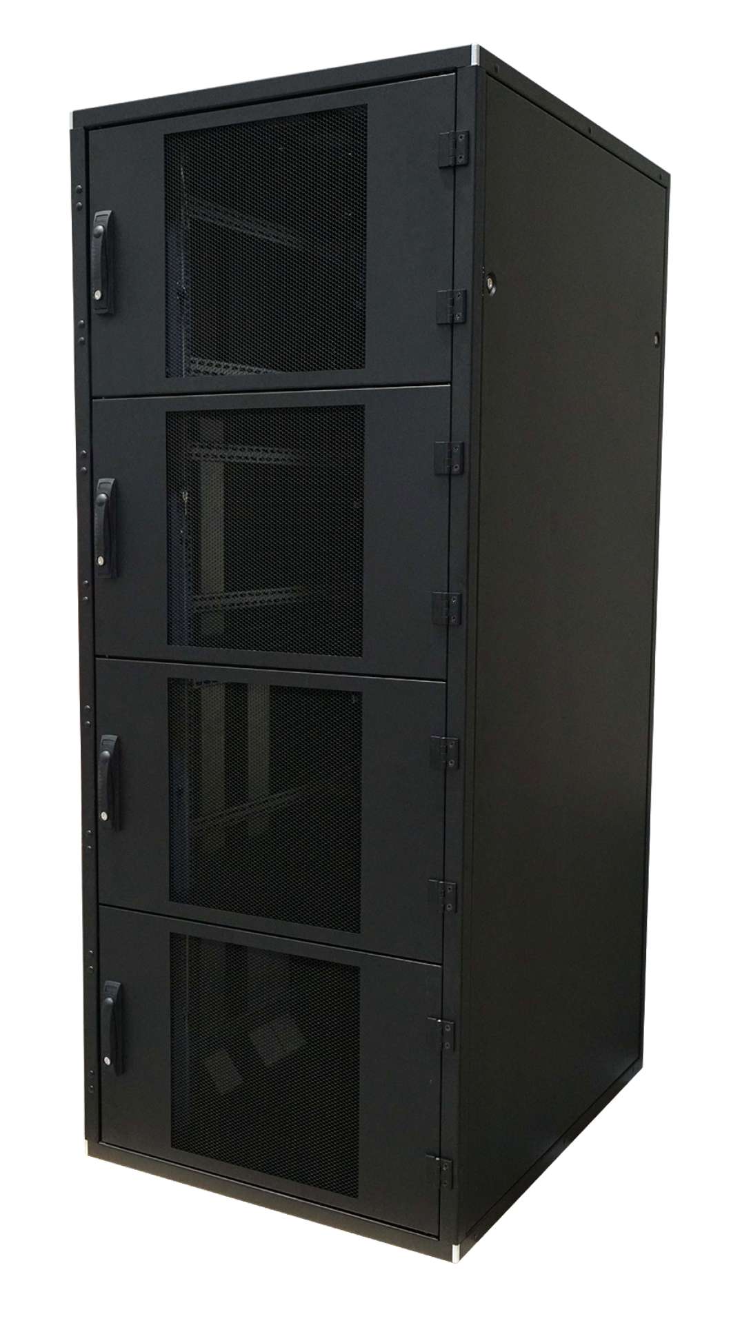 Co-Location Rack PRO, 4 x 10HE, 800x1000,mm, F+R 1-tlg. perforiert, RAL7035