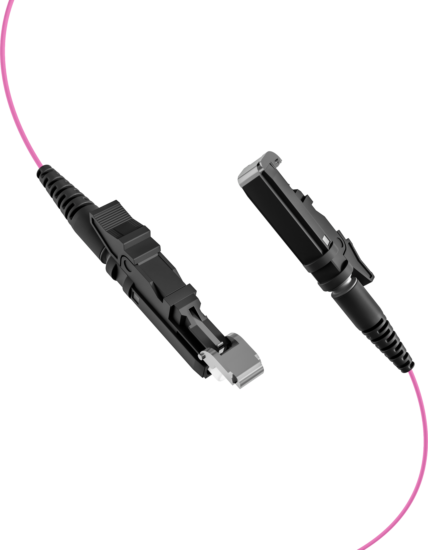 Faserpigtail E2000® OM4 -Erikaviolett 2m - 1 Stück