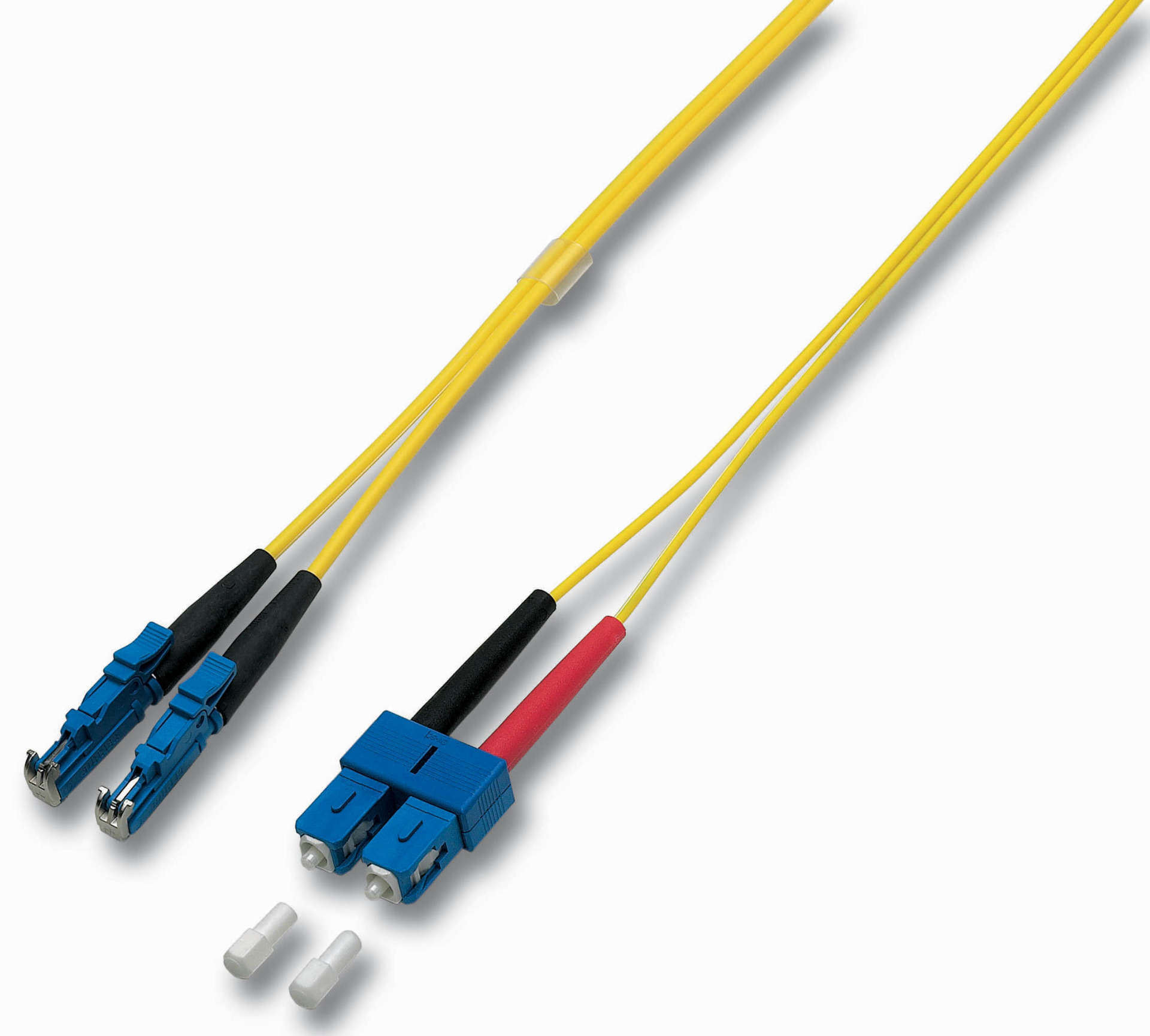 Duplex Jumper SC-E2000® 9/125µ, OS2, LSZH, yellow, 3.0mm, 3m