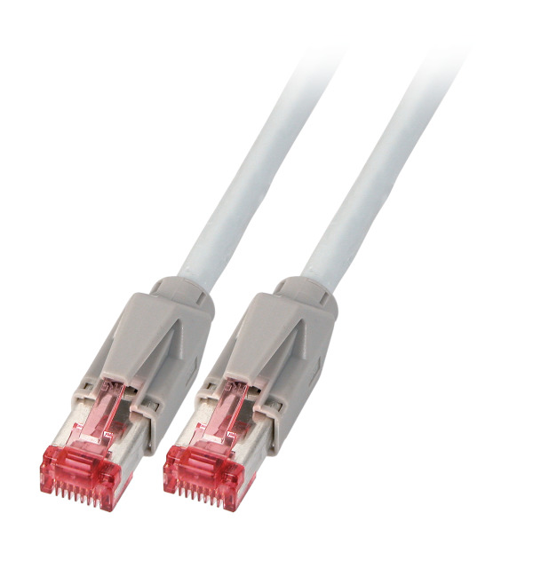 RJ45 Patchkabel Cat.6A S/FTP FR HF,Kerpen F6-90 TM21 grau 30m