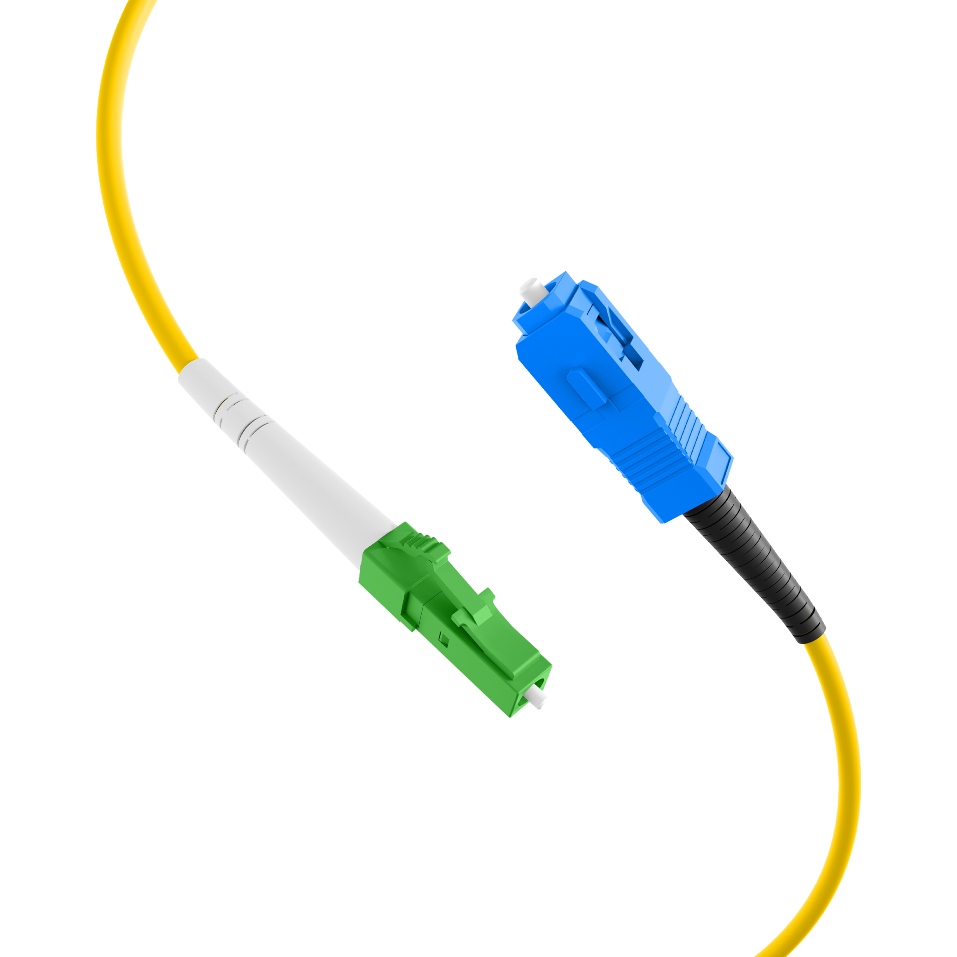 Simplex Patchkabel LC/APC-SC OS2 G657A2 1m LSZH 3mm gelb