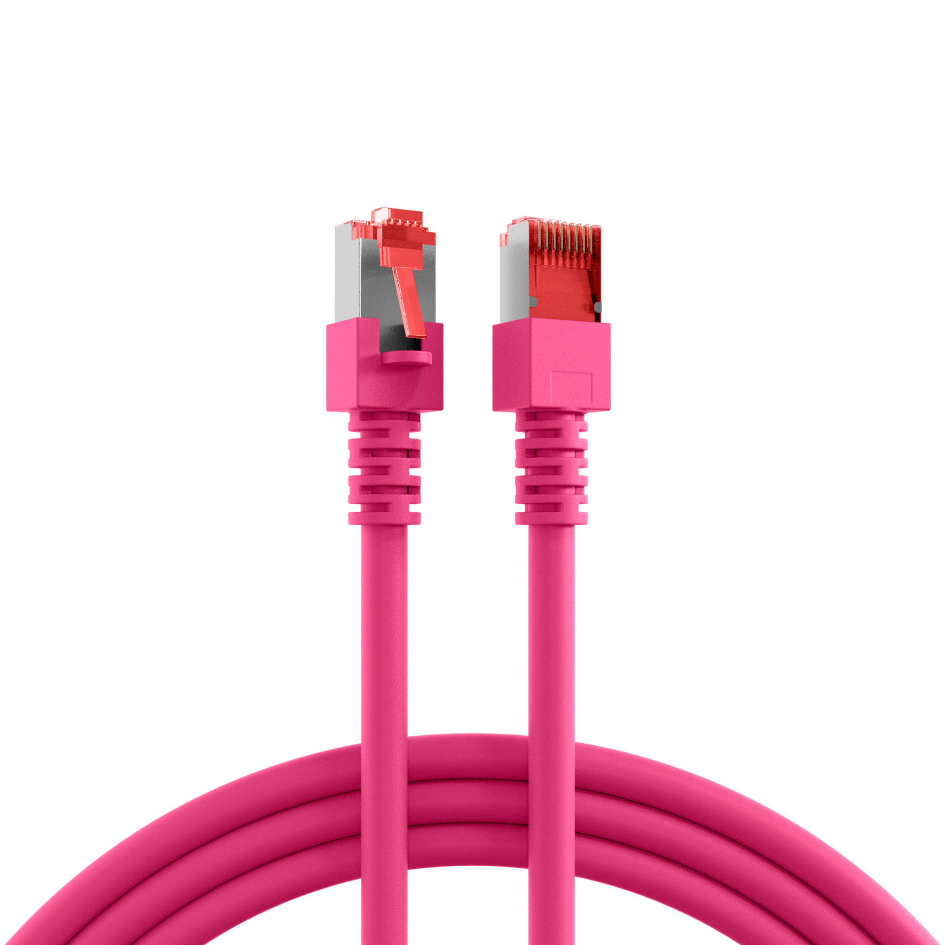 RJ45 Patch Cord Cat.6 S/FTP LSZH magenta 7,5m