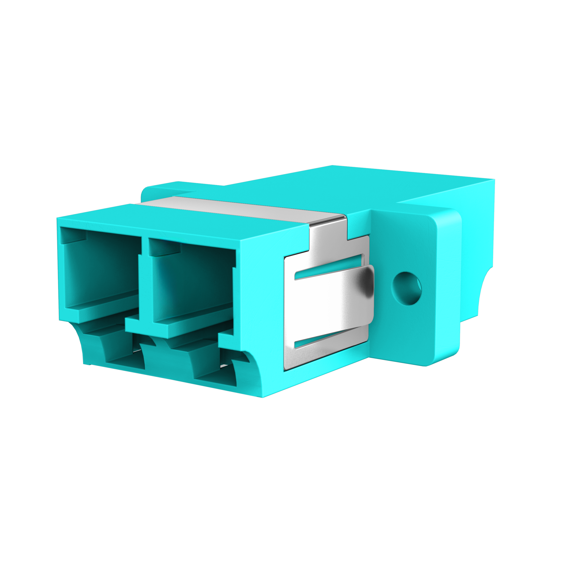 Adapter  LC Duplex OM3 aqua 