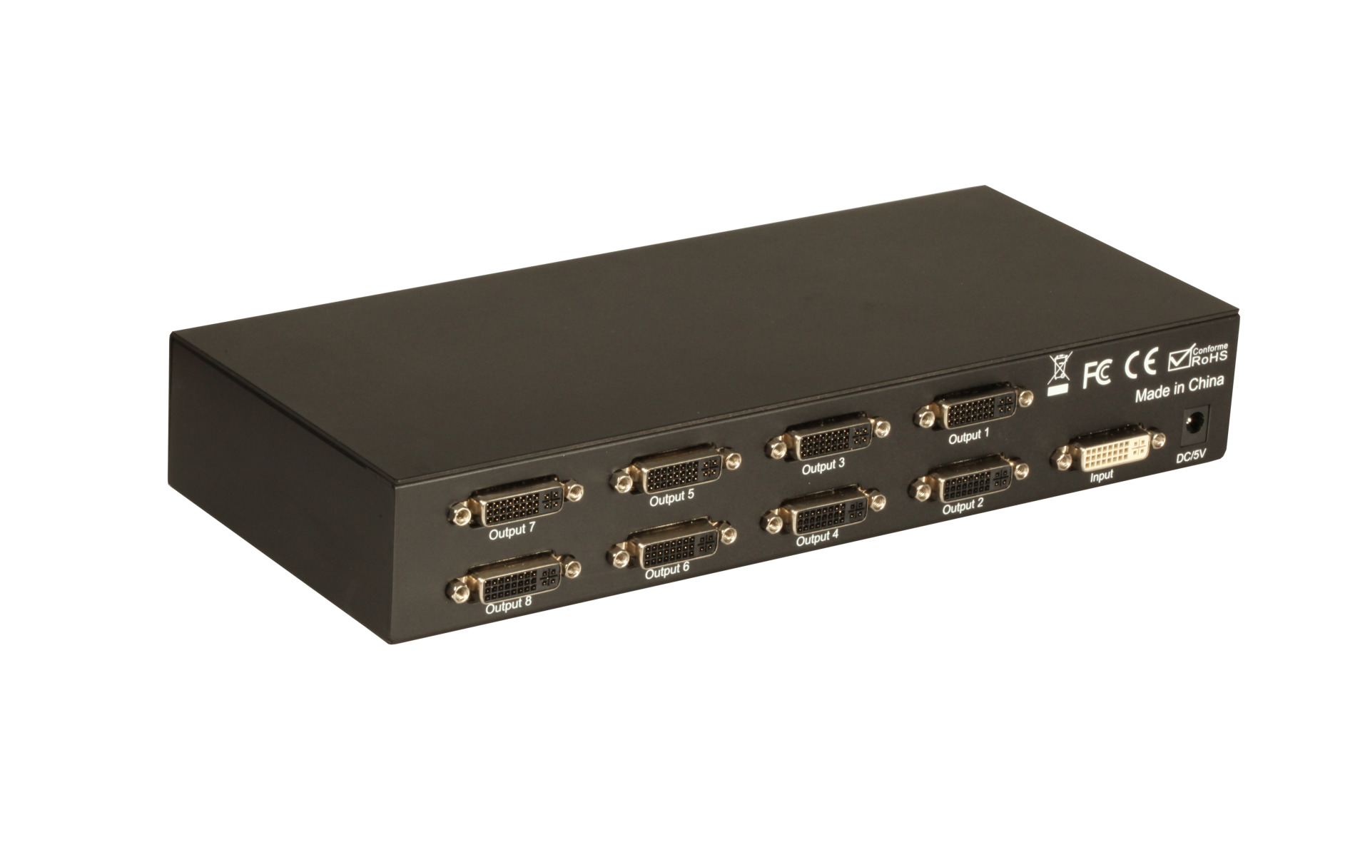 DVI Monitor-Splitter 8-Port, unterstützt,HDCP