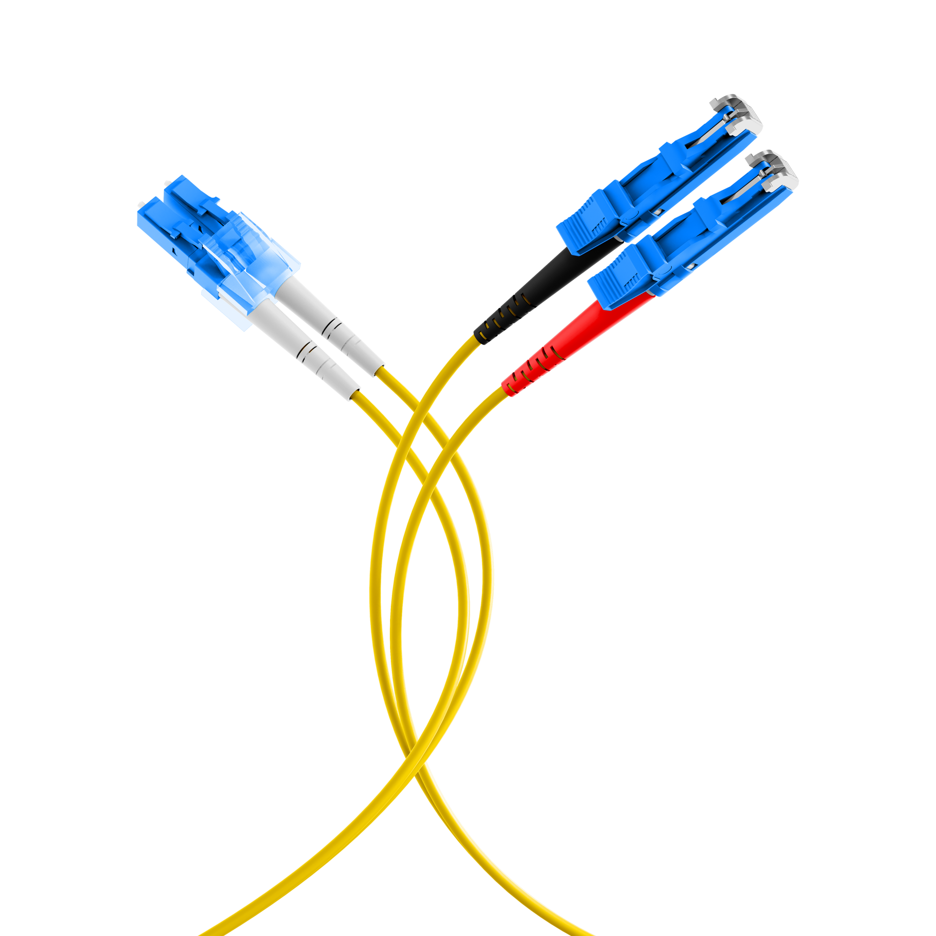 Duplex Patchcable E2000®-LC OS2 25m LSZH 2mm yellow