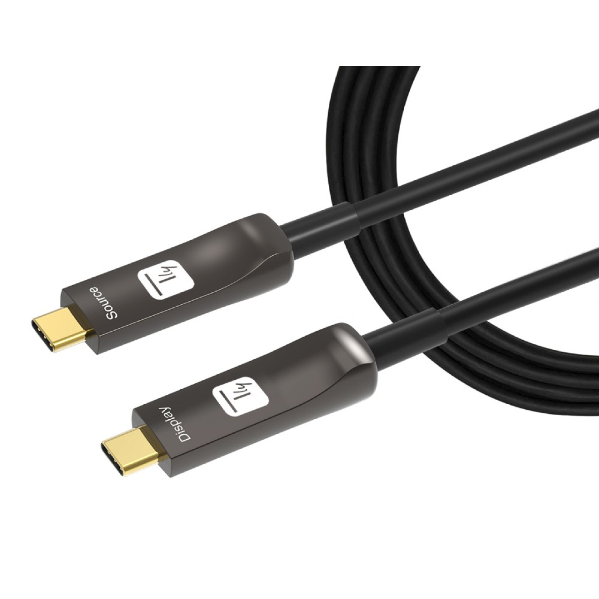 Techly Aktiv USB-C AOC fiber optic cable 4k, 15m