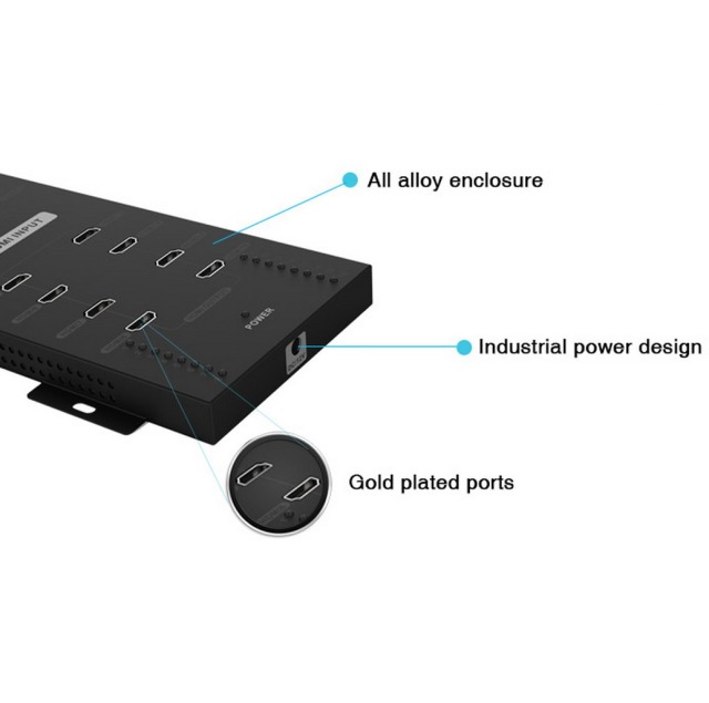 HDMI-Splitter 16-Port 4Kx2K, ,kaskadierbar