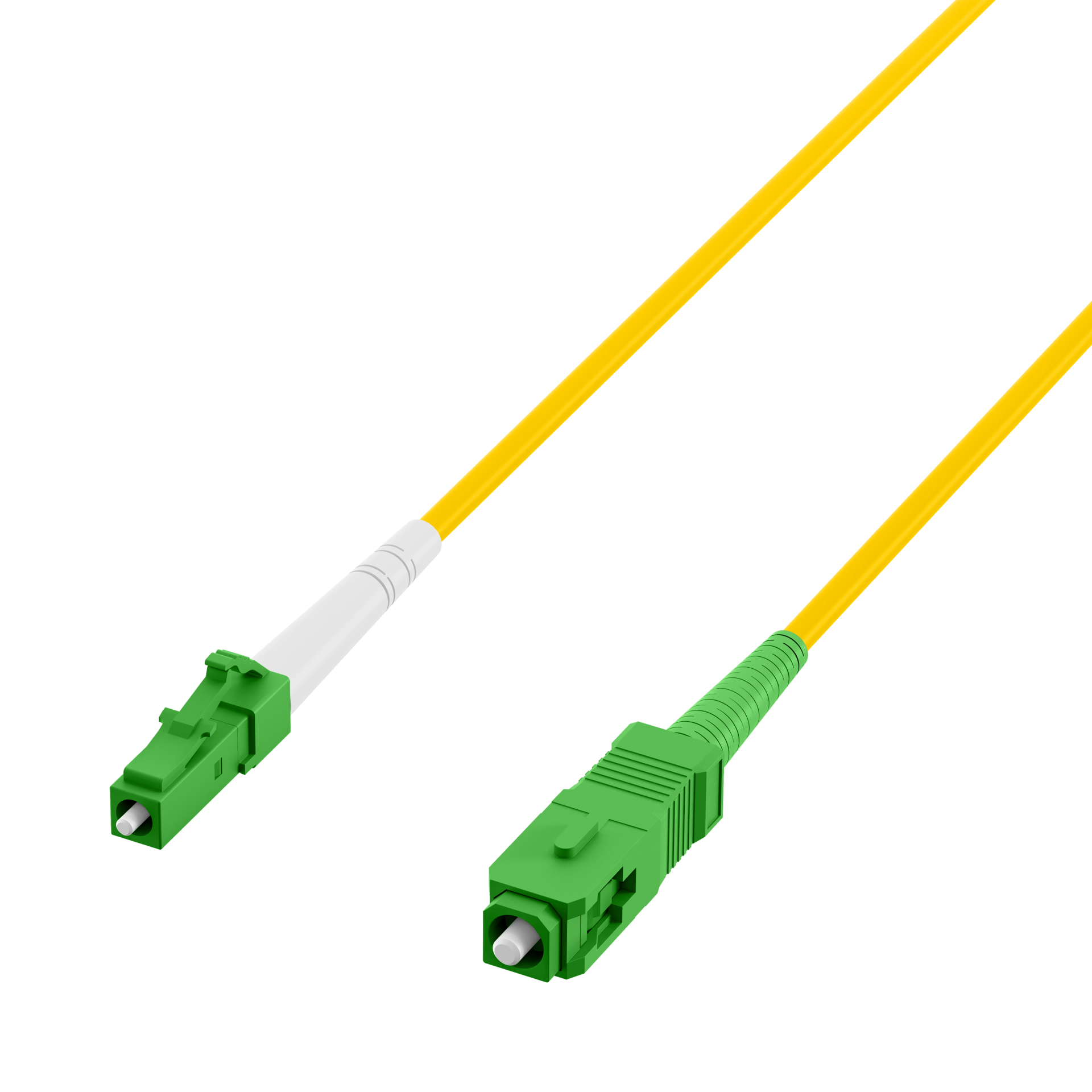 Simplex Patchkabel LC/APC-SC OS2 G657A2 3m LSZH 3mm gelb