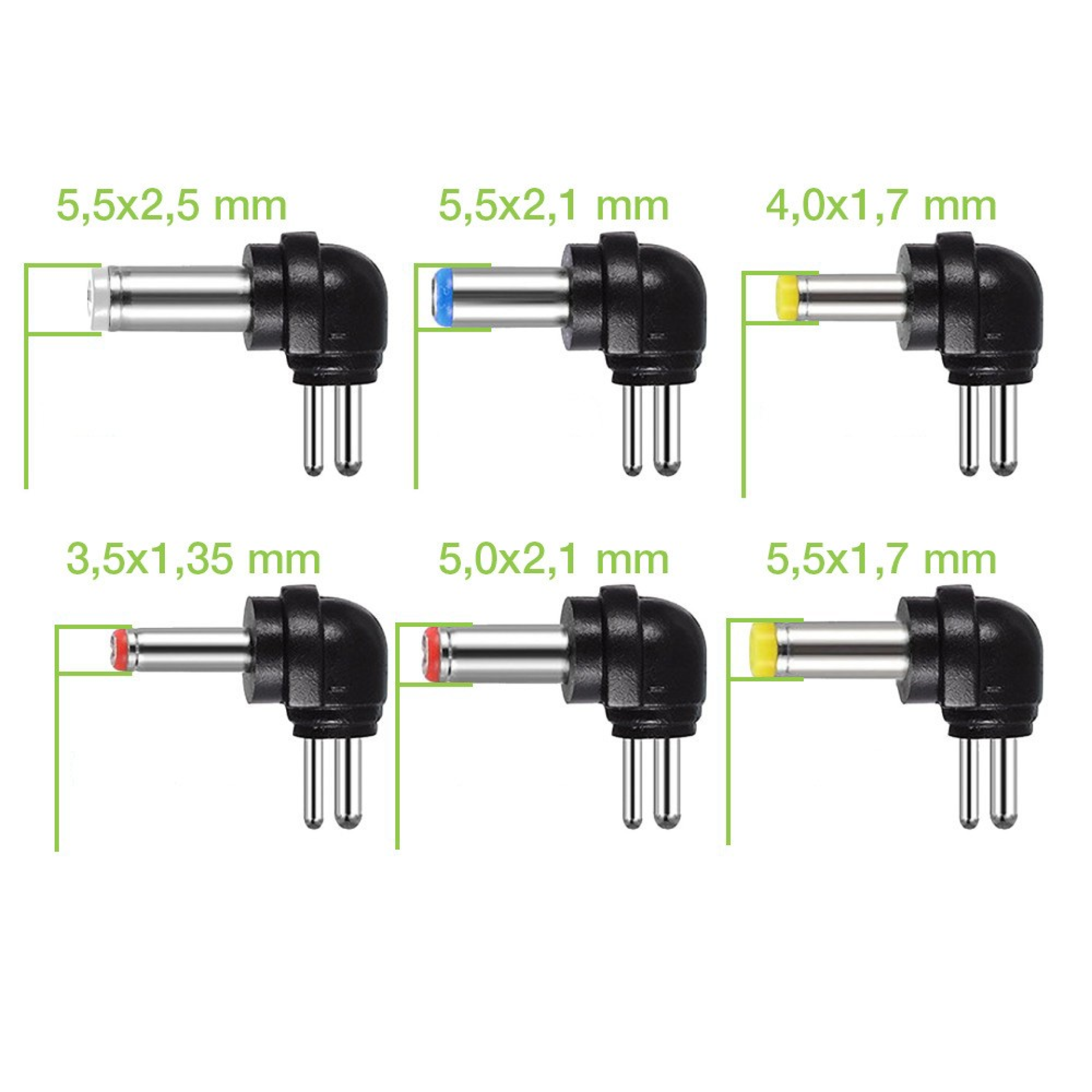 Adjustable universal power supply 18W AC/DC 3V-12V, with 6 DC plugs 1A USB