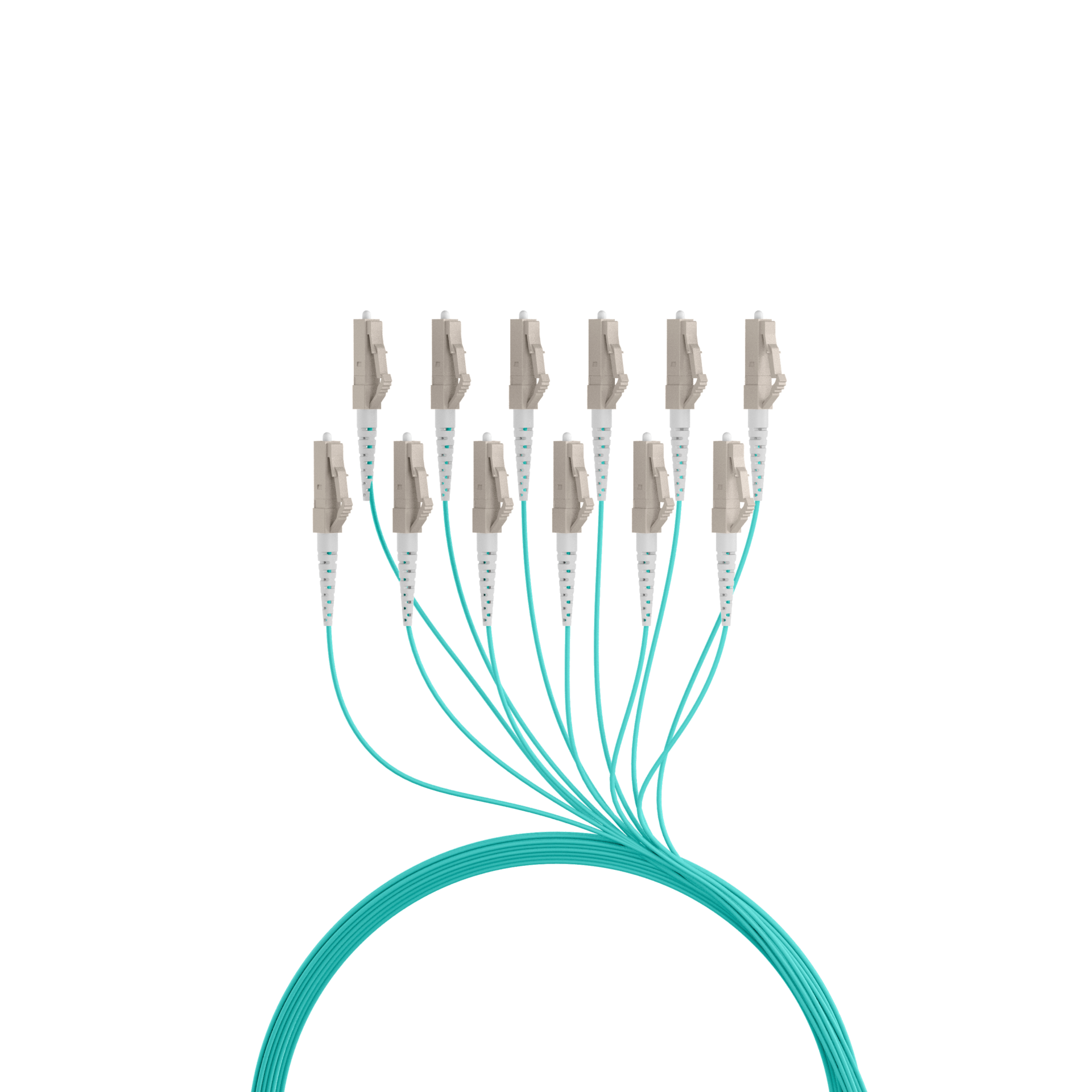 Trunk cable U-DQ(ZN)BH OM3 12G (1x12) LC-LC,180m Dca LSZH