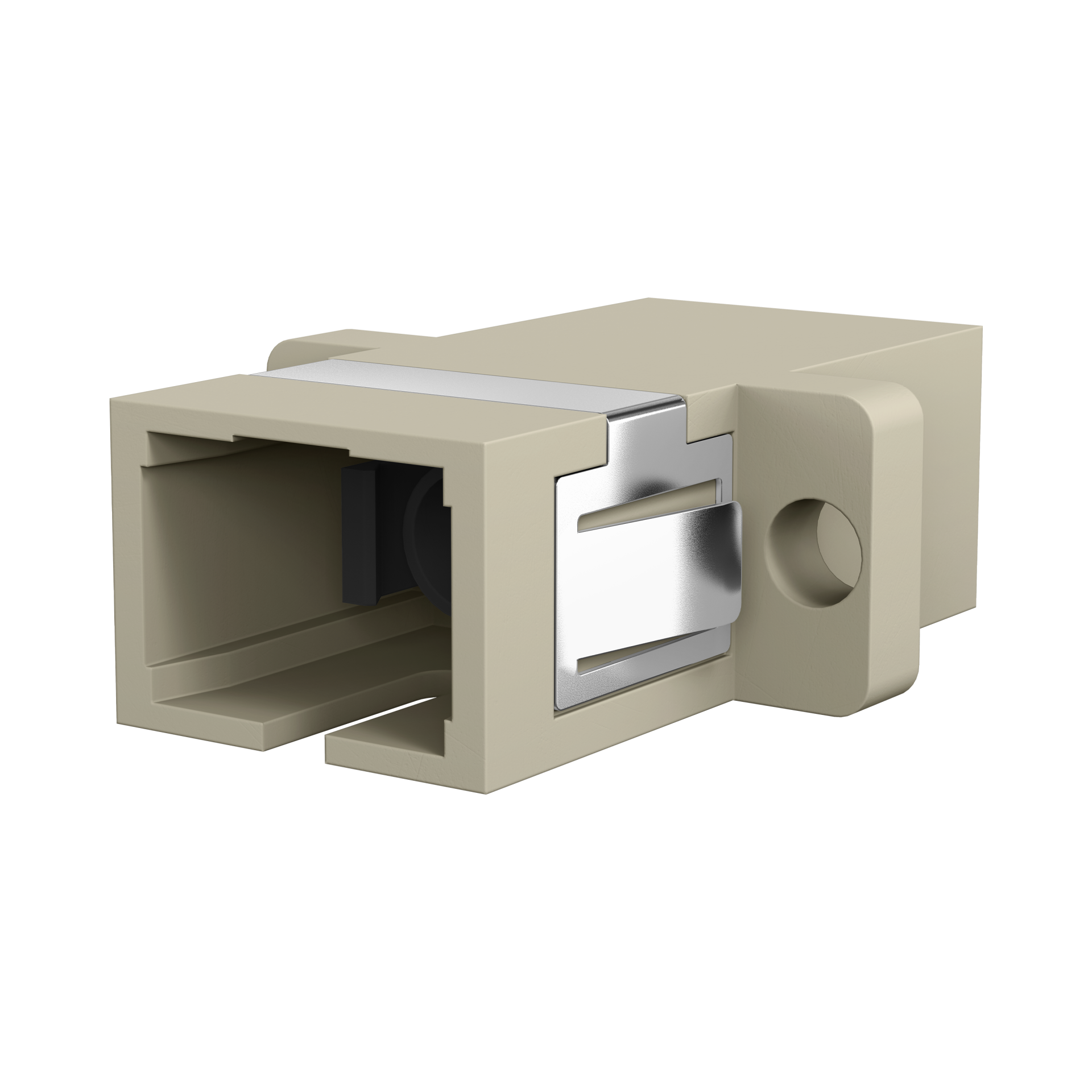 Adapter  SC Simplex OM1-2 beige 