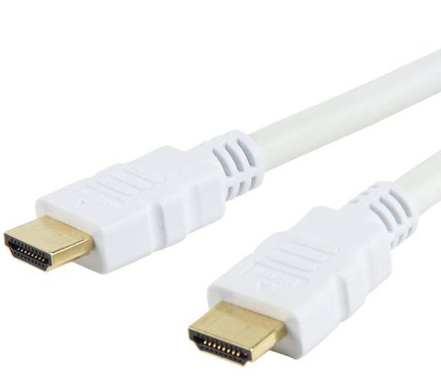 HDMI High Speed with Ethernet Cable A/A M/M 2m White