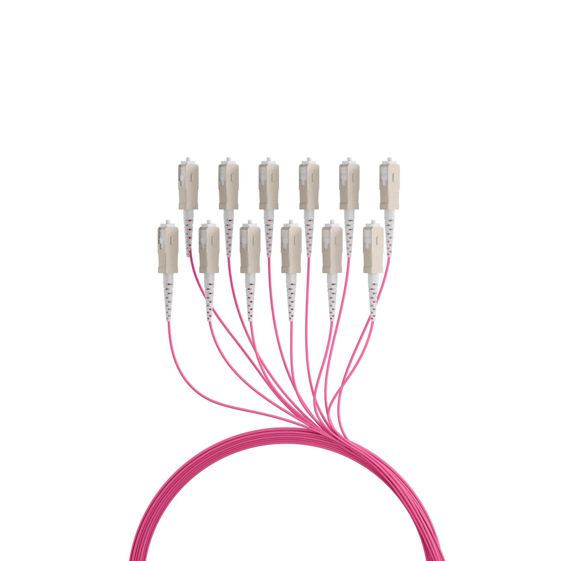 Trunkkabel U-DQ(ZN)BH OM4 12G (1x12) SC-SC,160m Dca LSZH