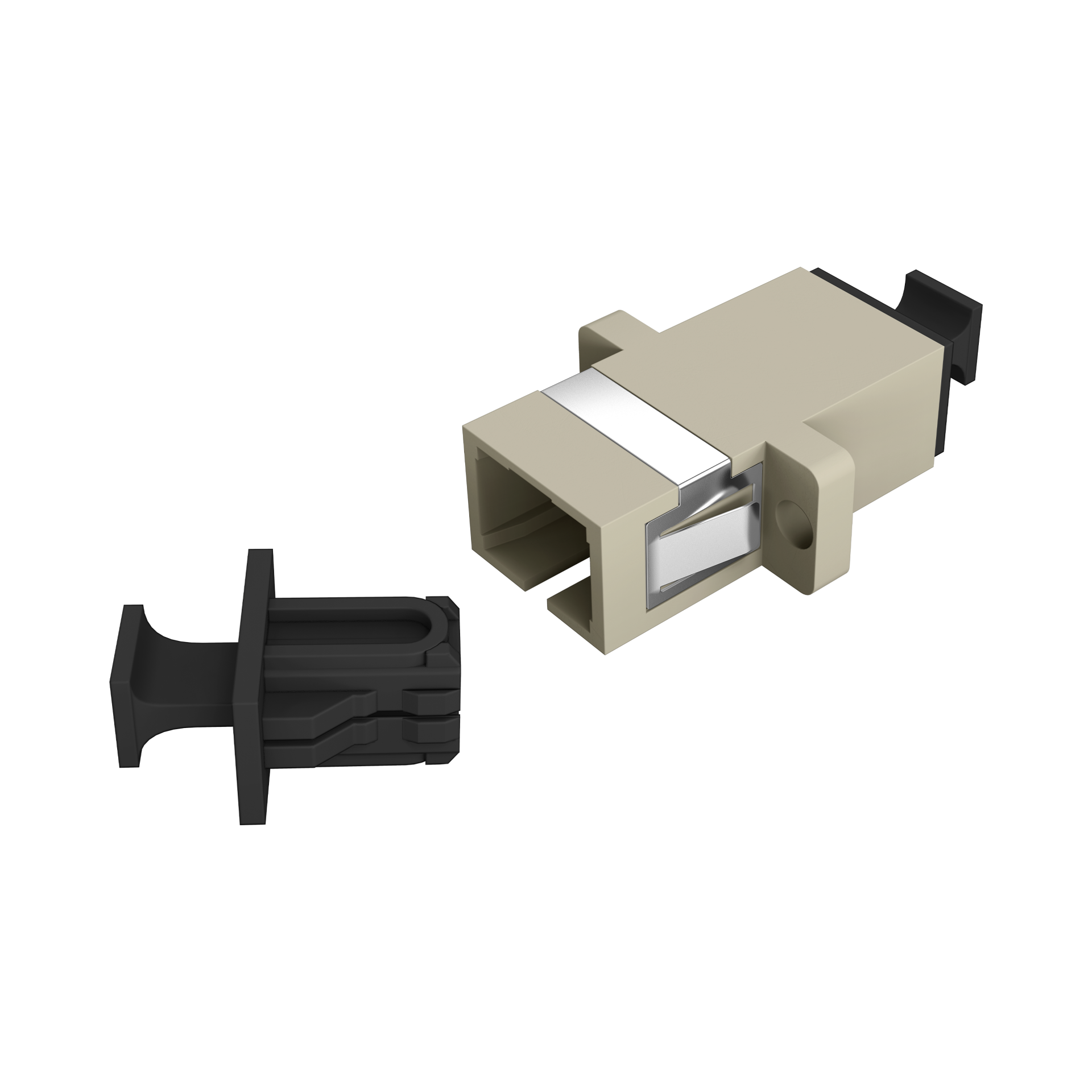 Adapter  SC Simplex OM1-2 beige 