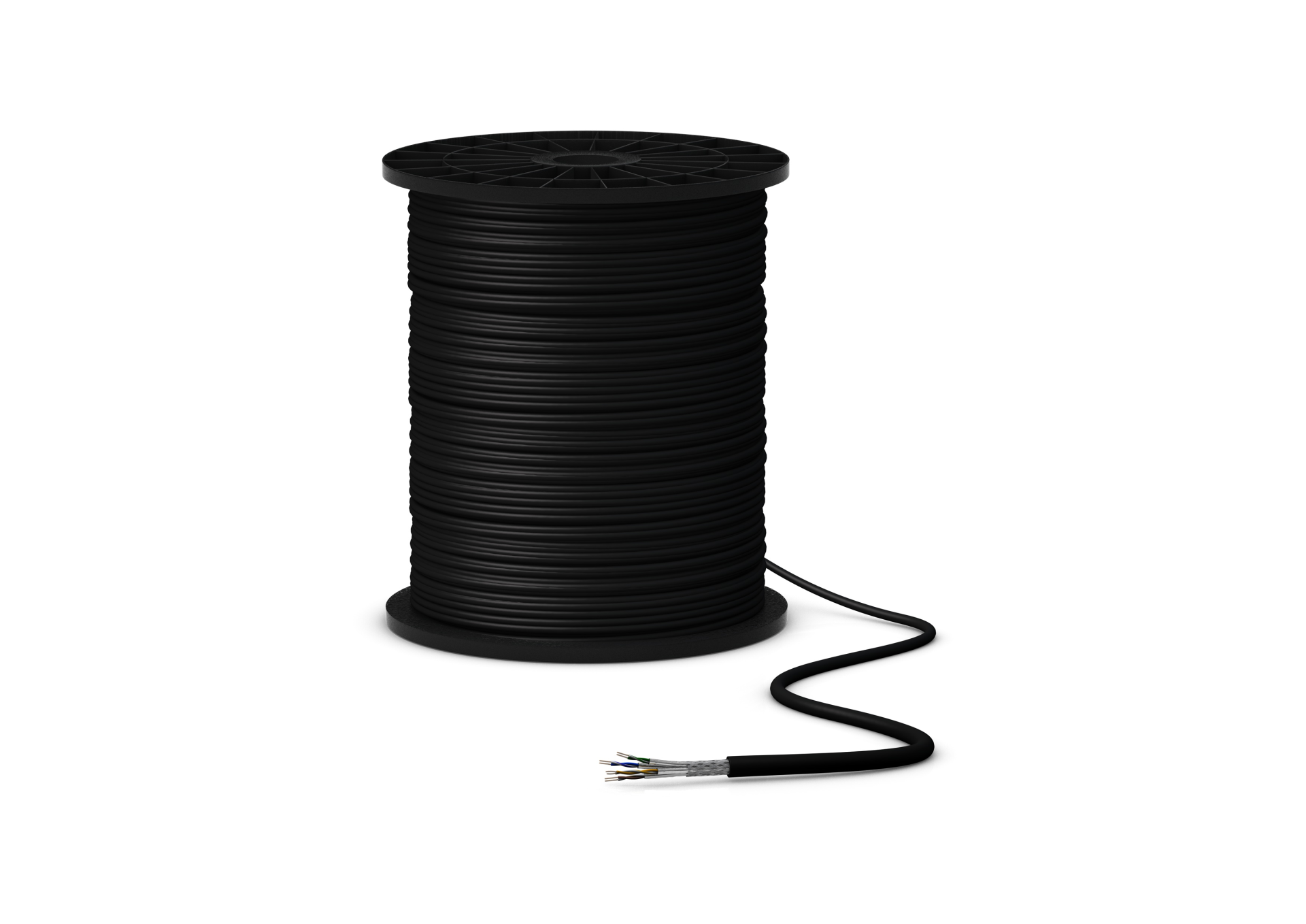 Draka GreenConnect Cat.7 Outdoor Cable S/FTP PE,black, CPR Fca
