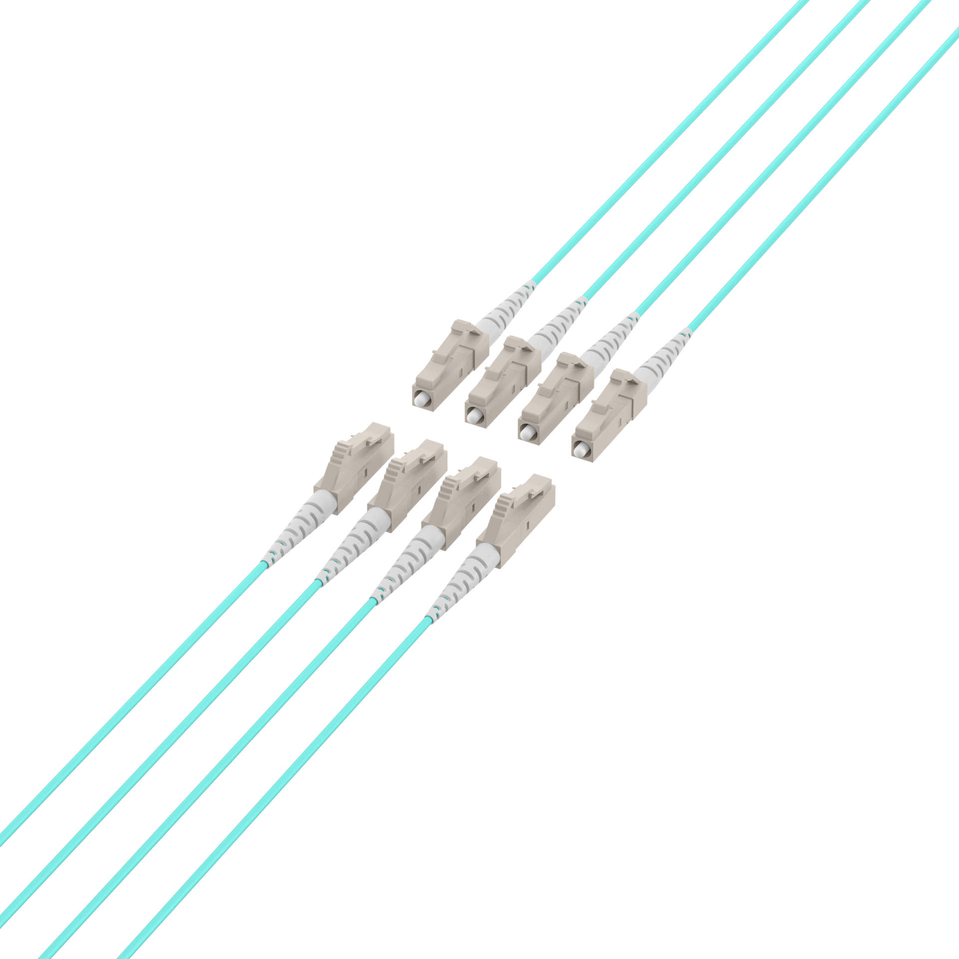 Trunkkabel U-DQ(ZN)BH OM3 8G (1x8) LC-LC,200m Dca LSZH