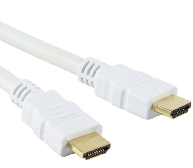 HDMI High Speed with Ethernet Cable A/A M/M 2m White