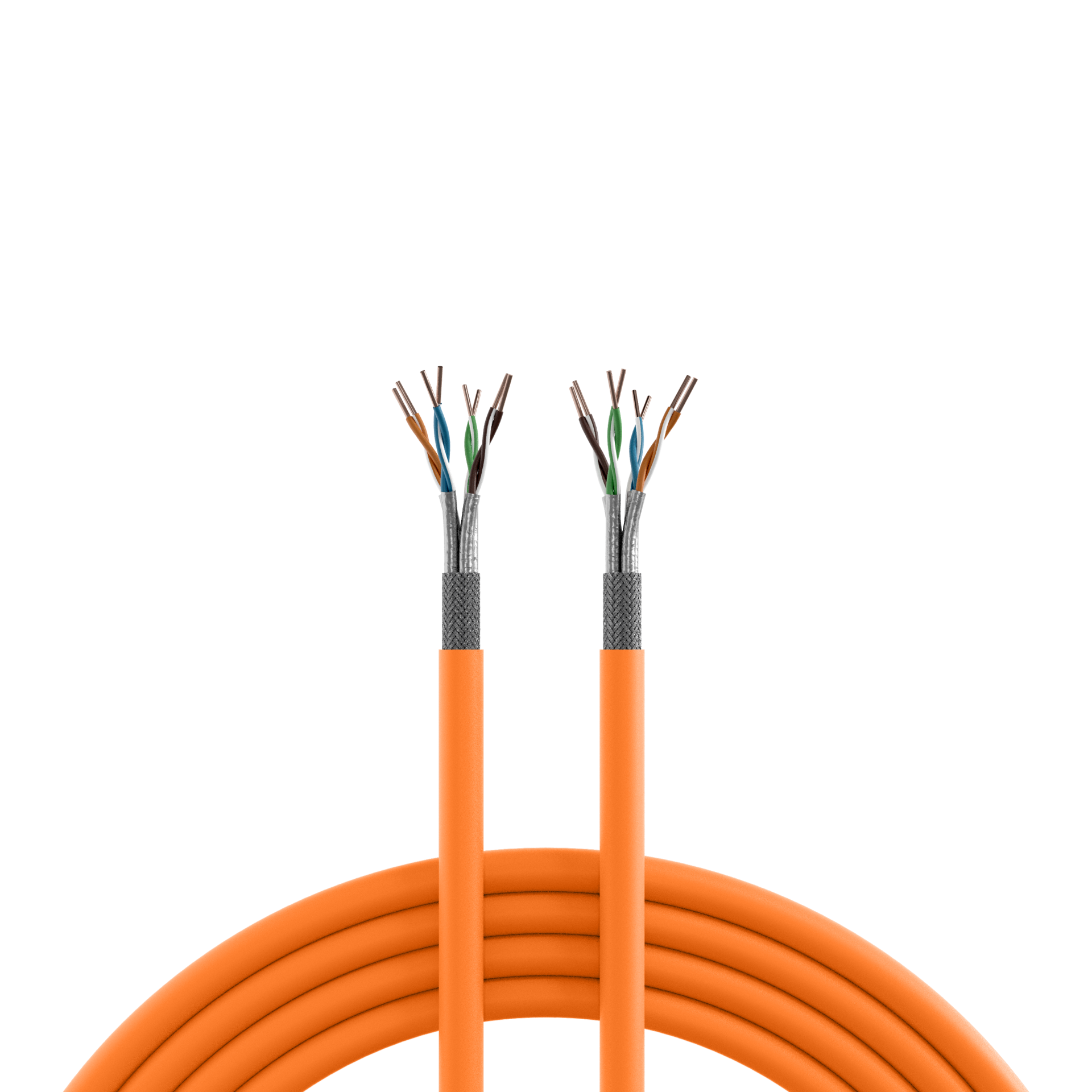 INFRALAN® Cat.7 1000 AWG23, S/FTP 4P CPR Eca orange, 250m