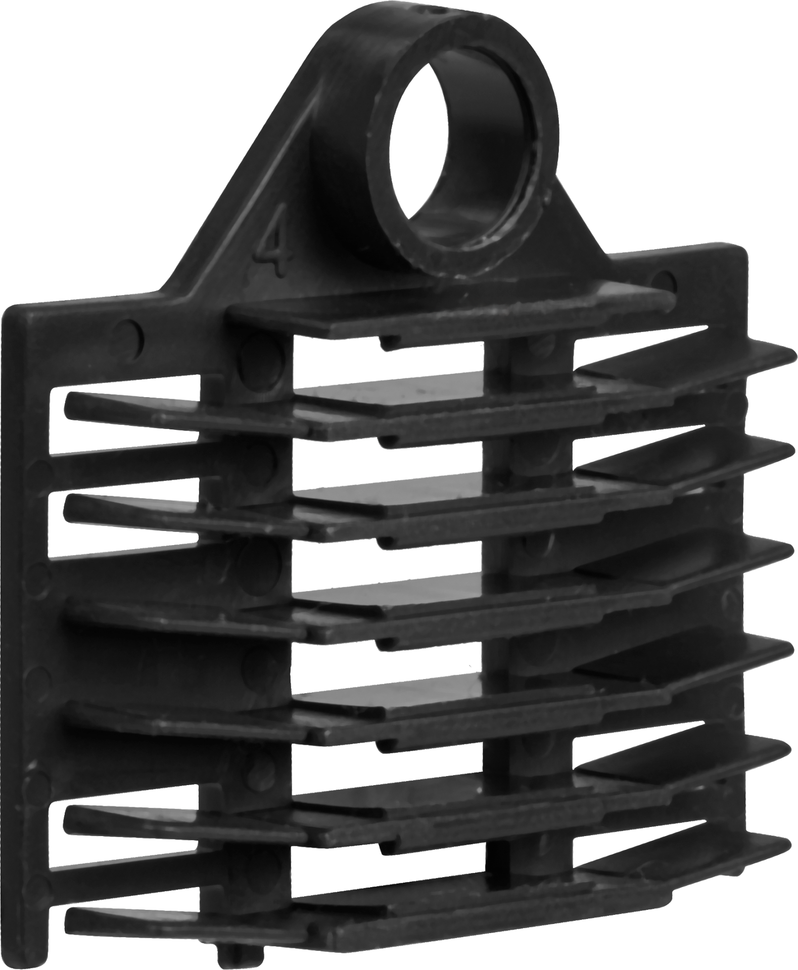 Splice holder for 12 x arc splices with shrink tube, black