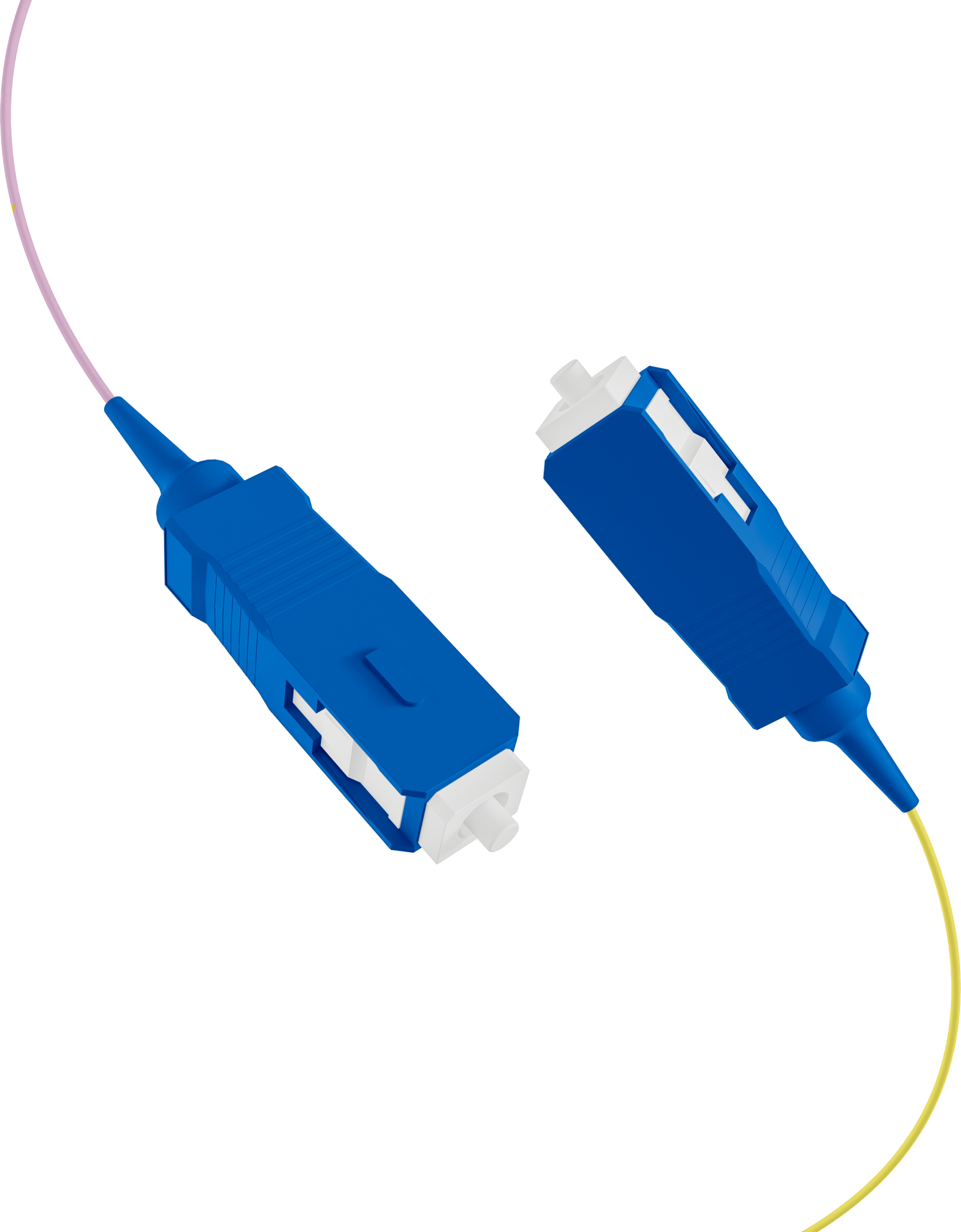 Faserpigtail SC OS2 G657A2-farbiges Set 2m - 12 Stück